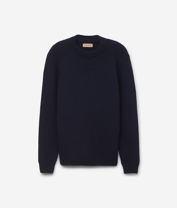 Джемпер из ультрамягкого кашемира в рубчик