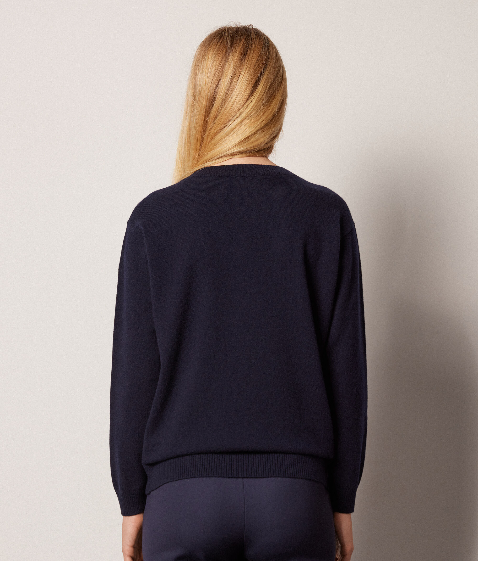 Camisola em Ultrasoft Cashmere com Decote em Barco