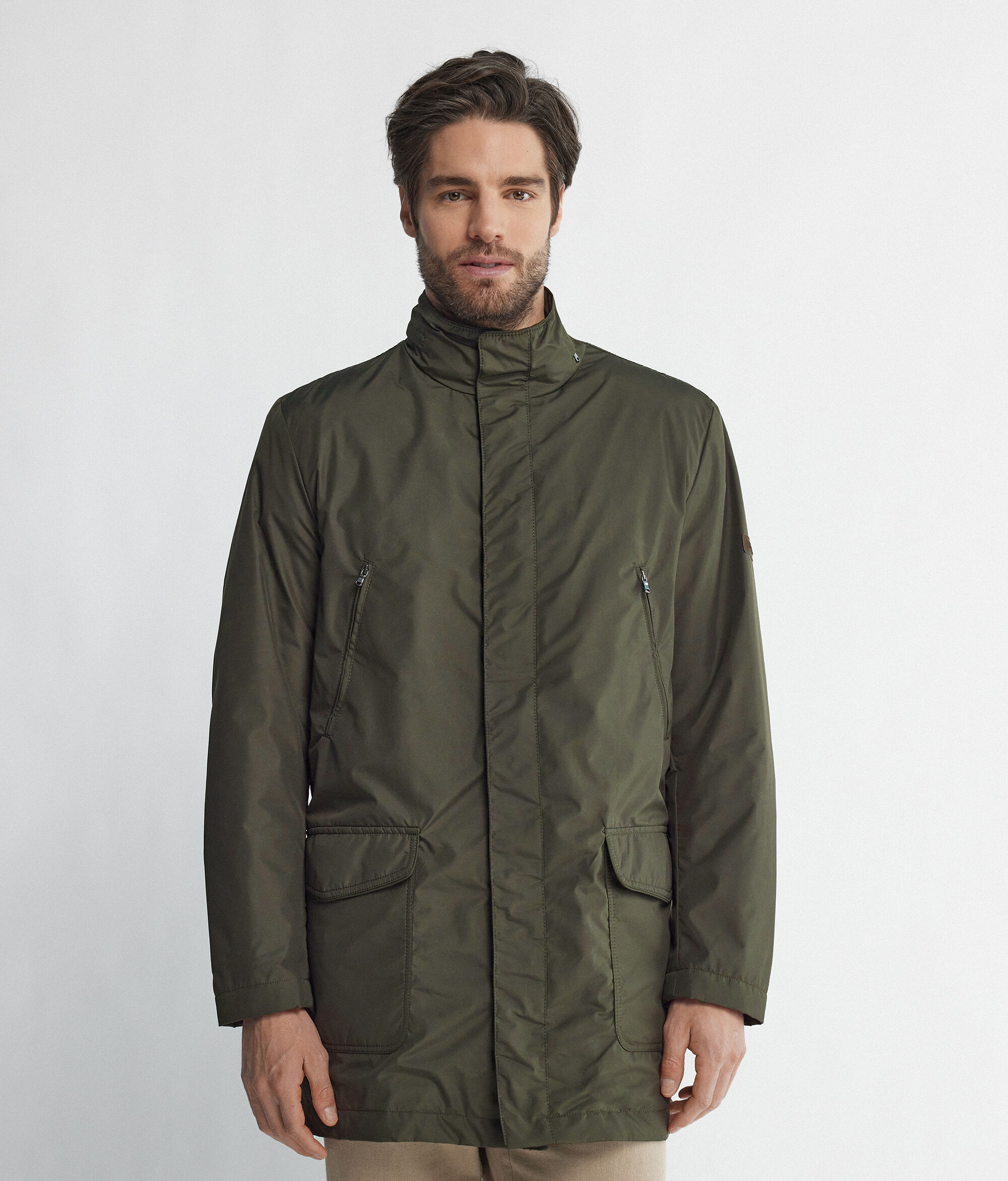 Cashmere Technical Fabric Parka