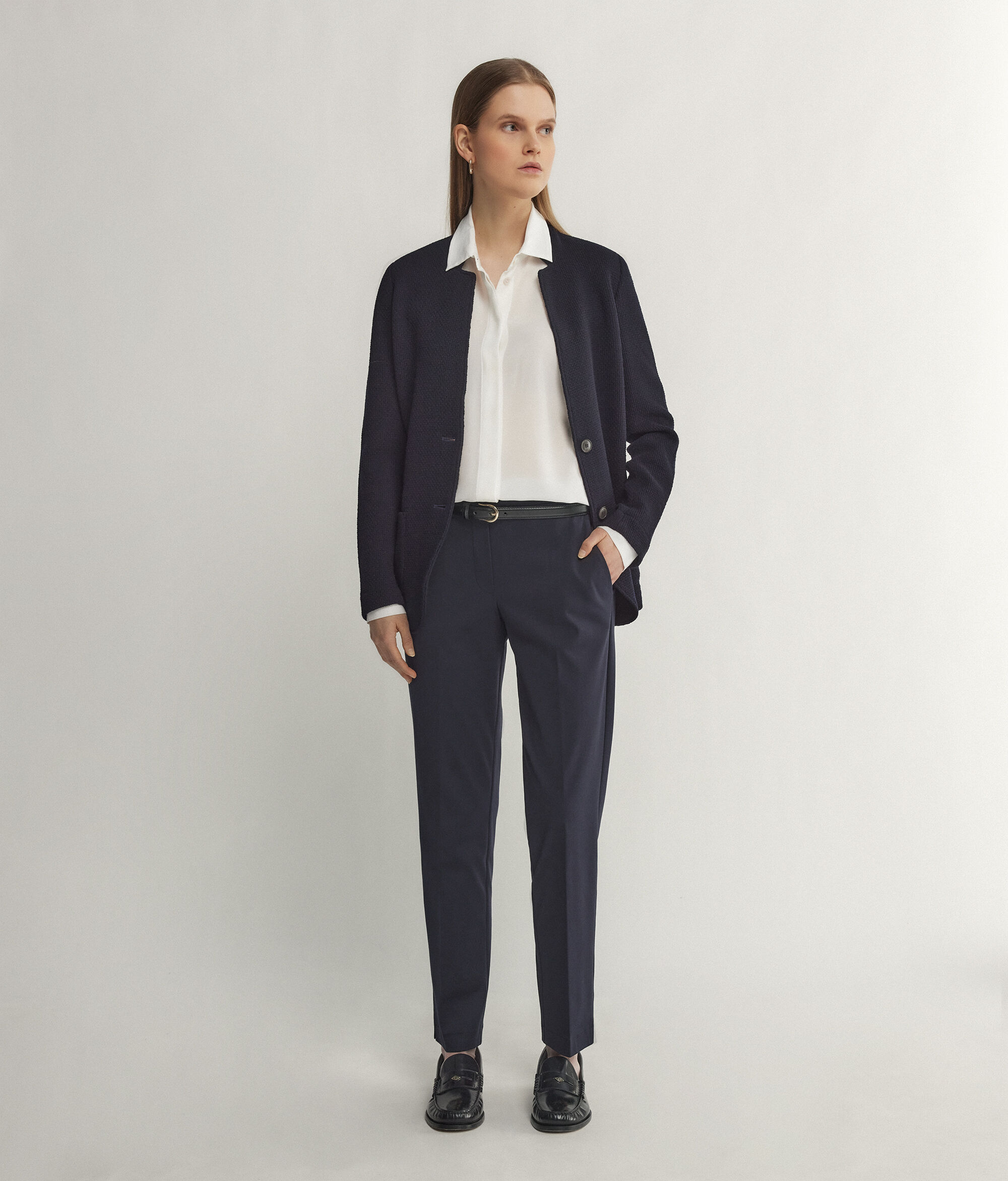 Pantalons de tub de cotó