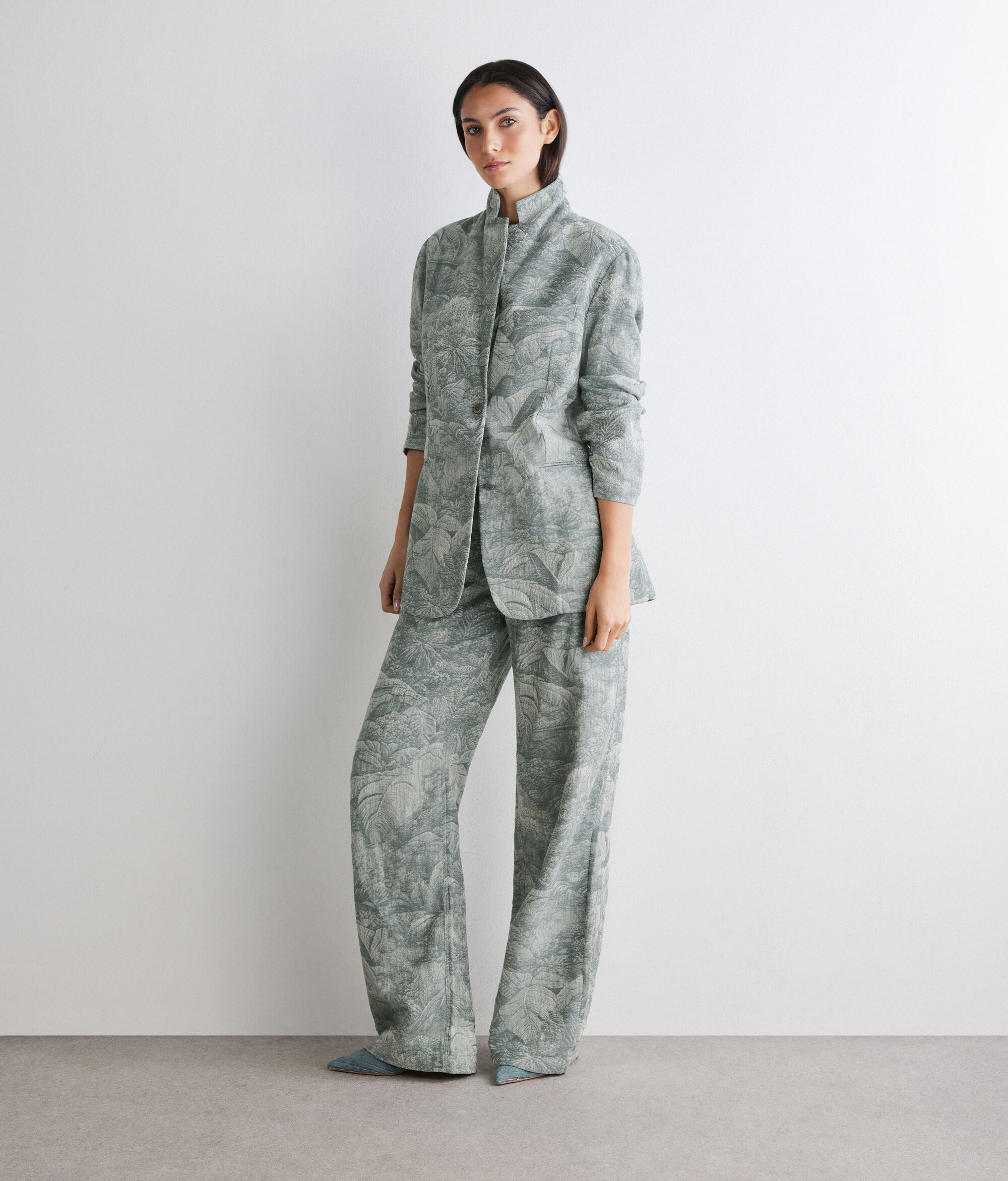 ジャカード パンツ