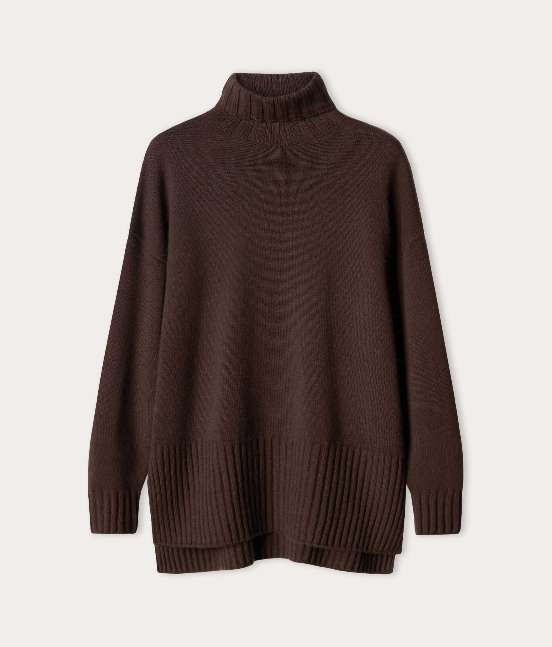 Ultrasoft Cashmere Turtleneck Maxi Jumper
