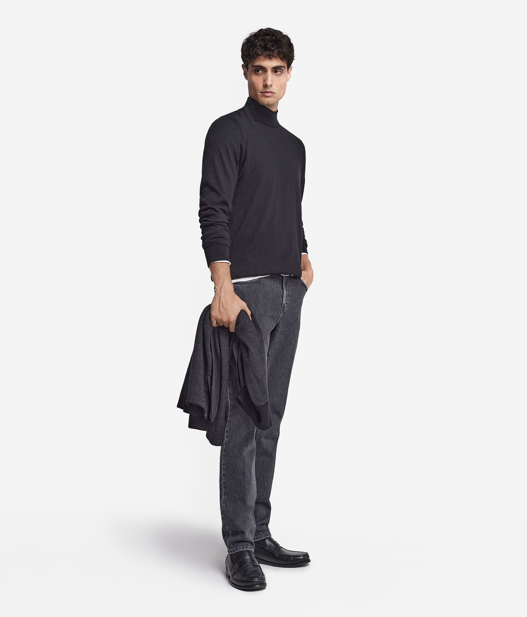 Lupetto a Maniche Lunghe in Cashmere Ultrafine