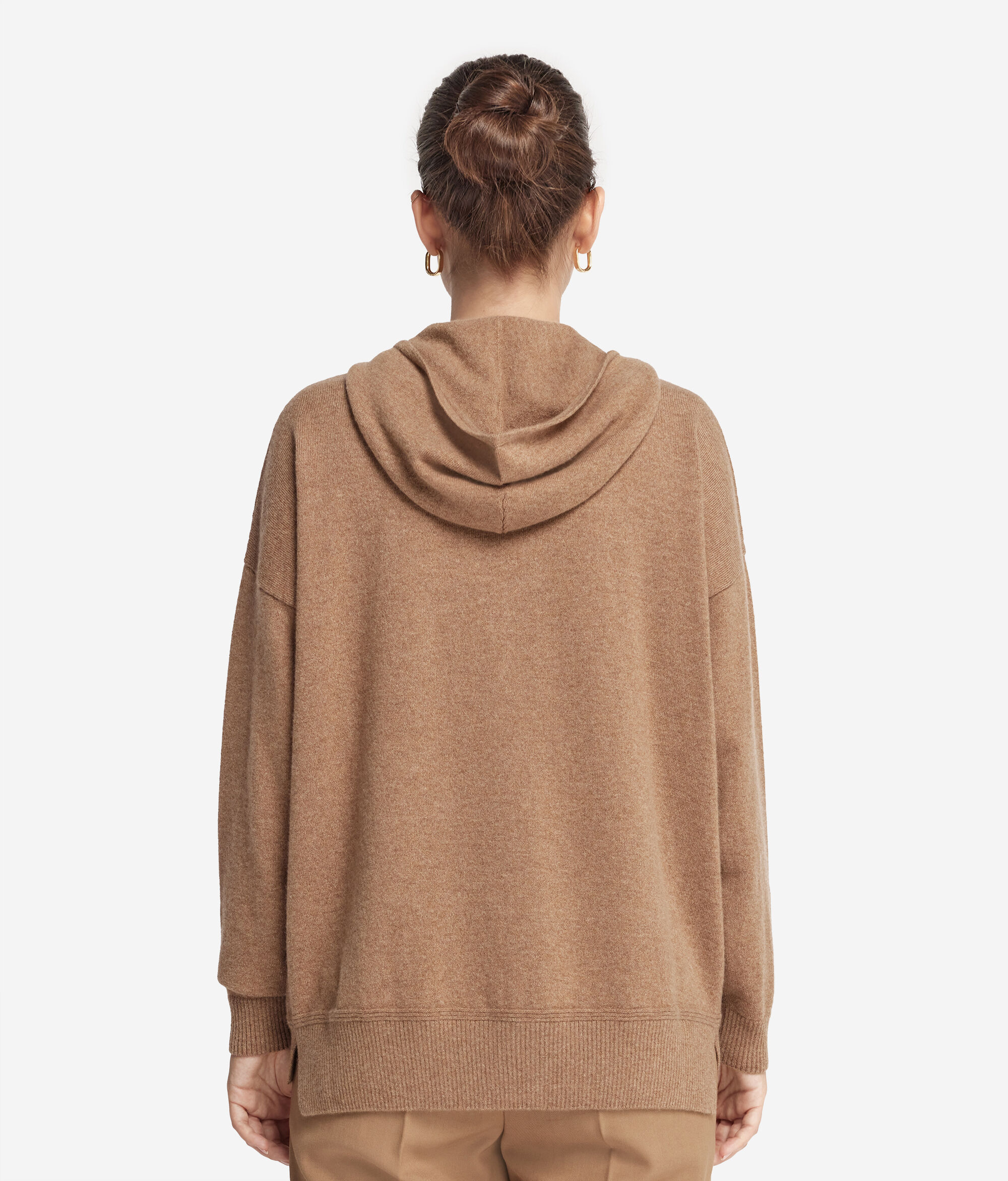 Bluza z kapturem z kaszmiru Ultrasoft