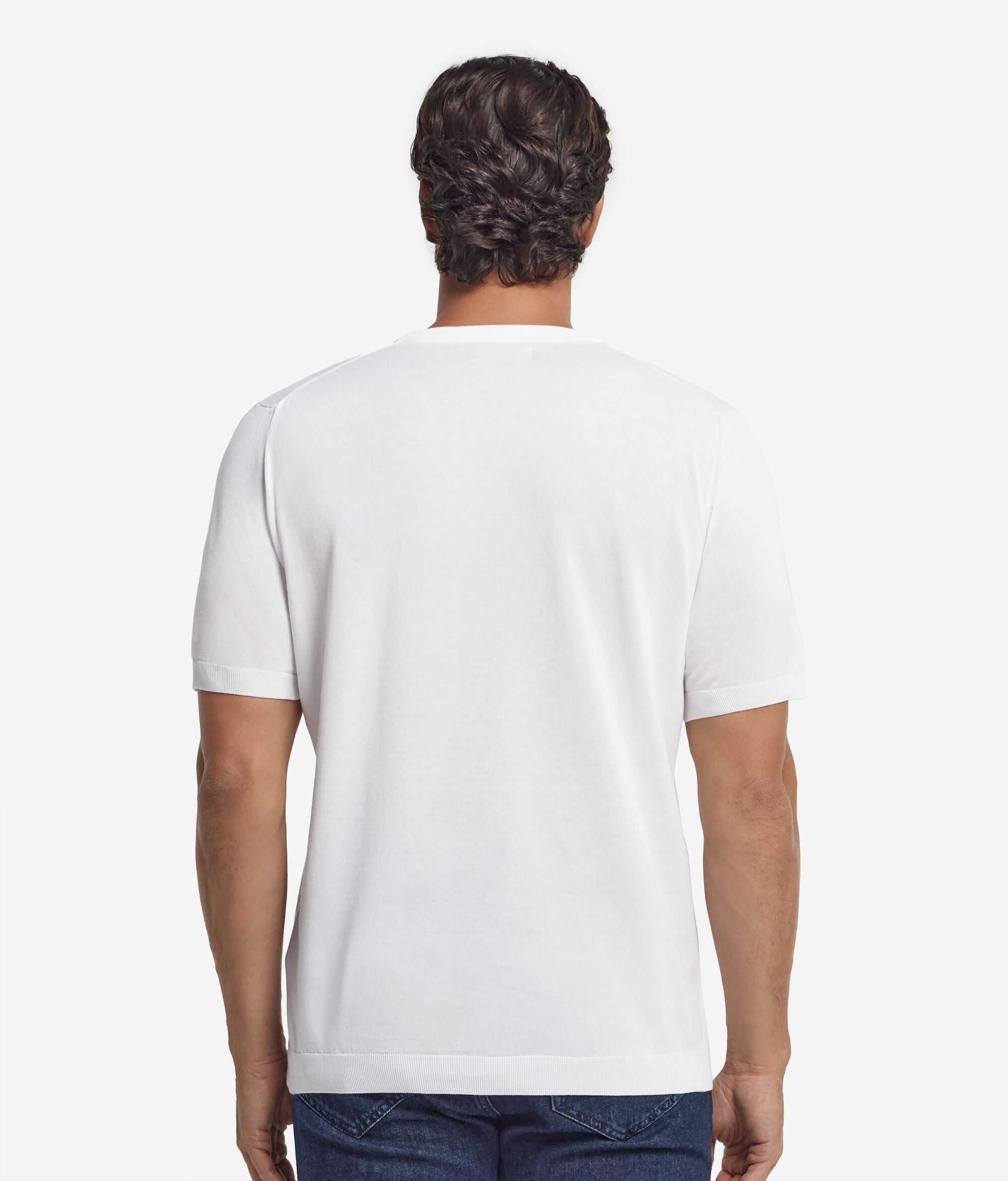 Short-Sleeve Fresh Cotton Crew Neck T-Shirt
