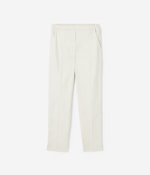 Pantalon cigarette femme en coton