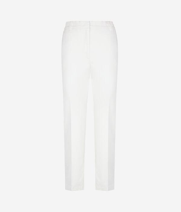 Зауженные брюки из хлопка