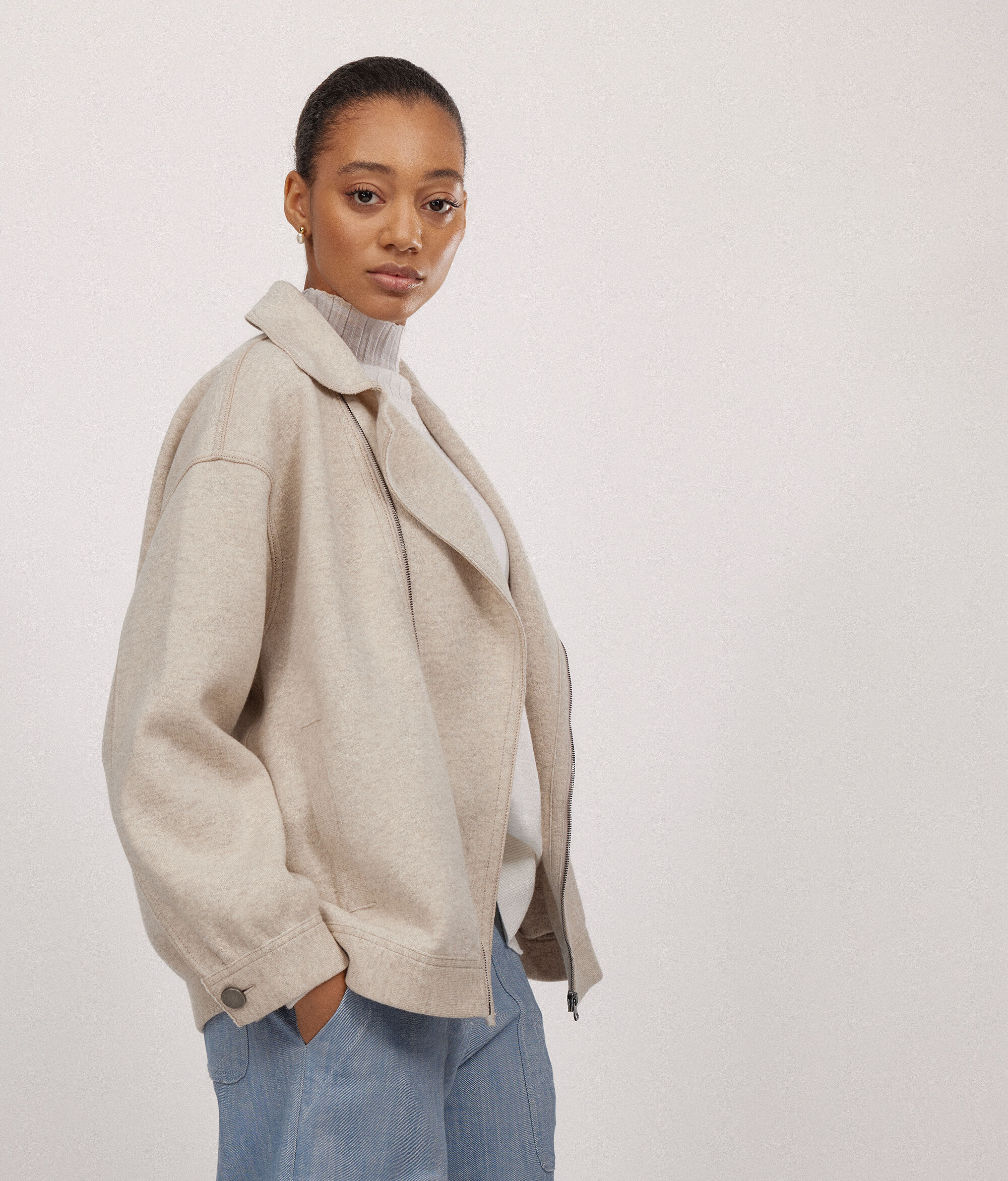 Cazadora perfecto de cashmere
