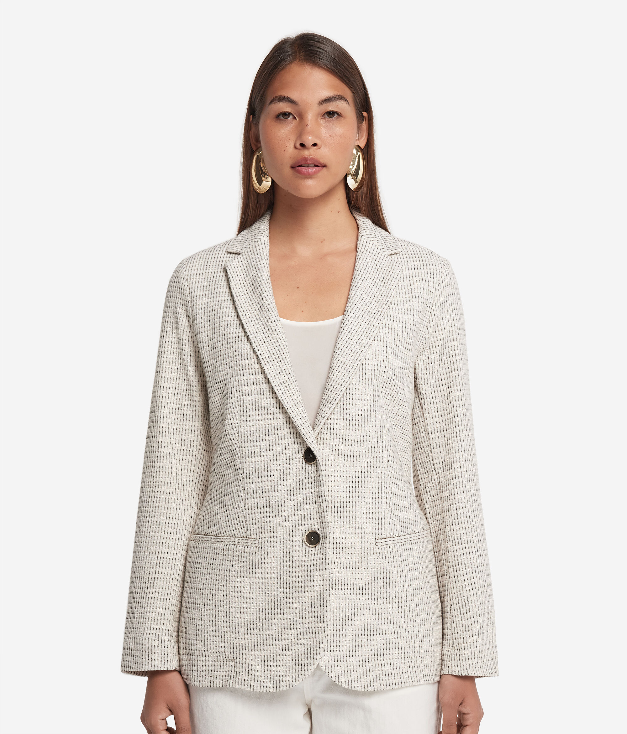 Two-Tone Mouliné Jacket