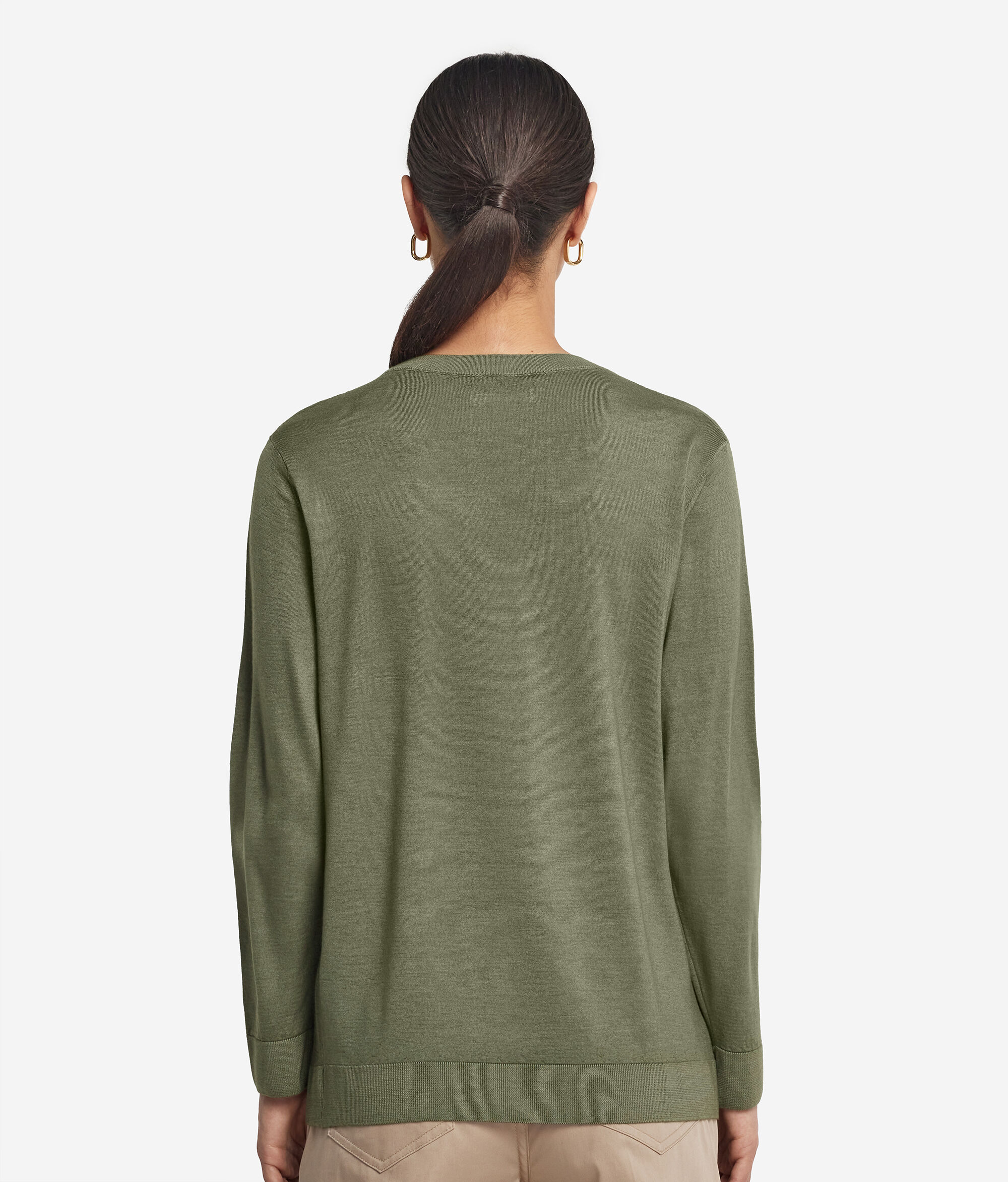 Pullover mit V-Ausschnitt aus Kaschmir Ultrafine