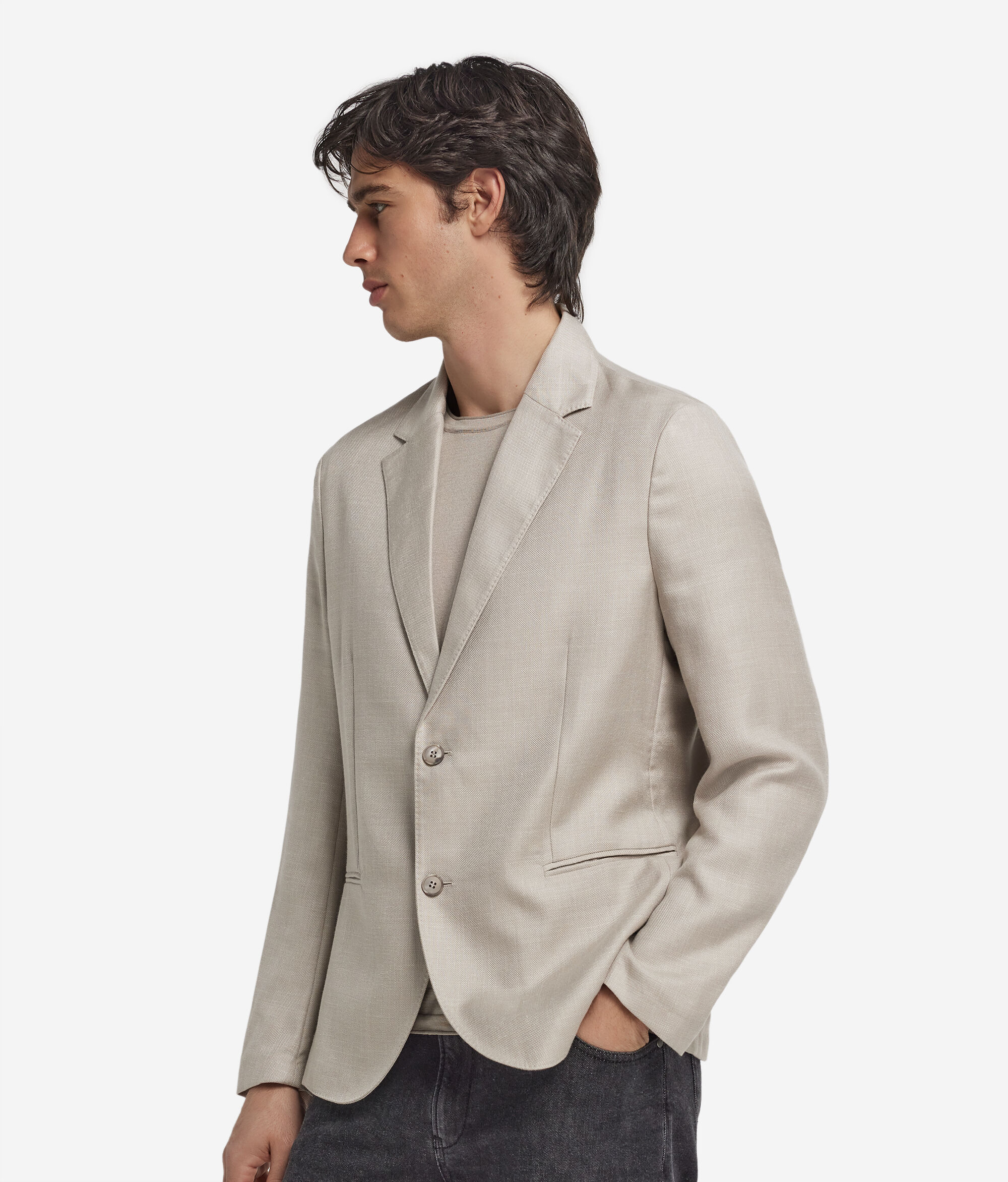 Пиджак из кашемира и шелка