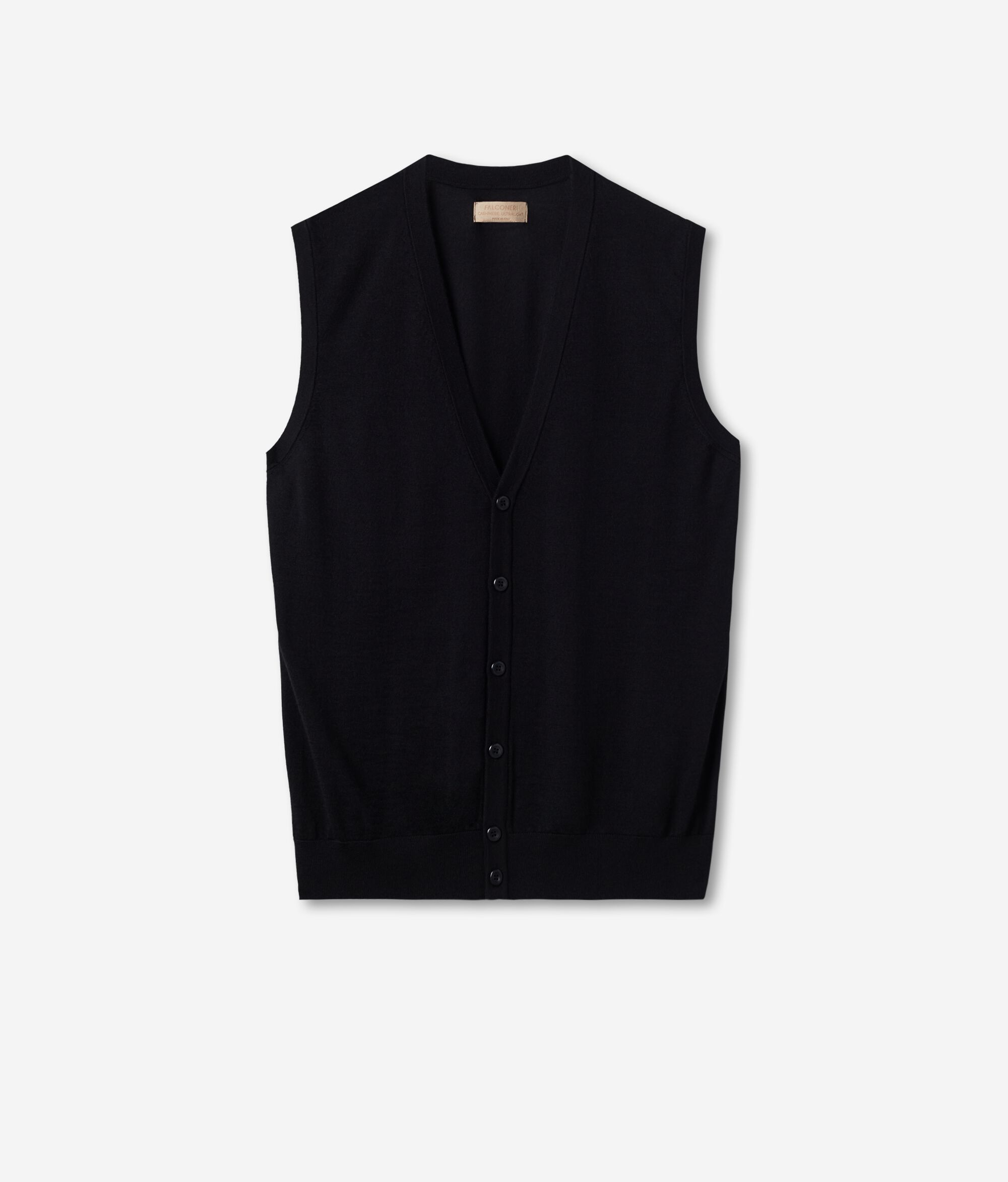 Colete em Ultrafine Cashmere