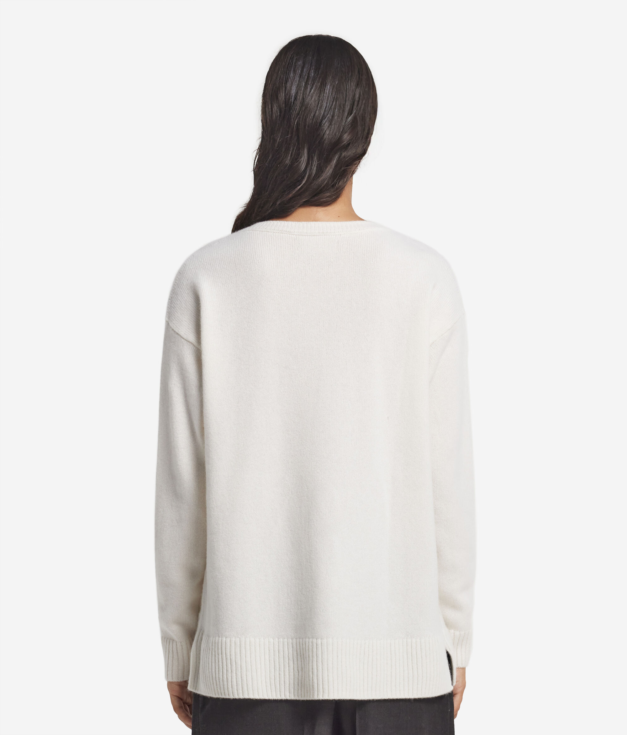 Pullover mit Zopfdetail aus Kaschmir Ultrasoft