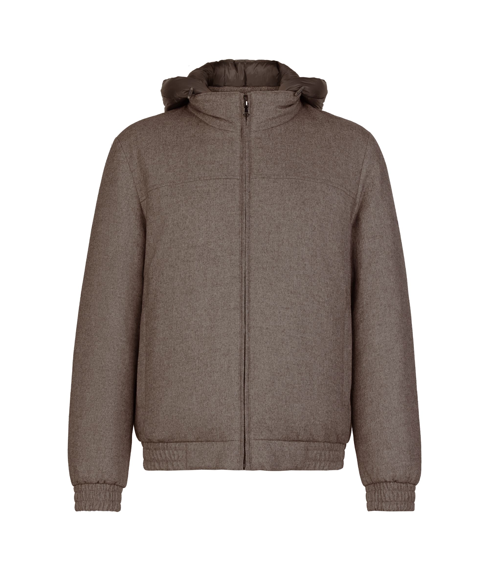 Reversible silk cashmere jacket