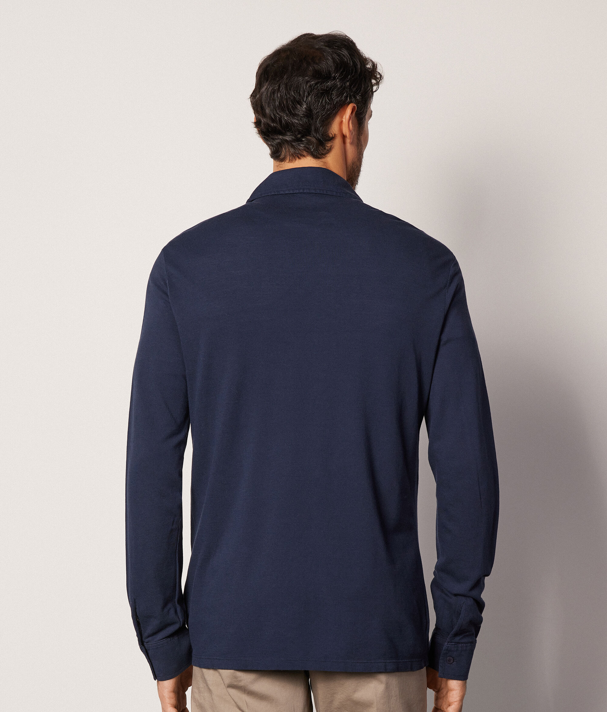 Camisa de Cotó i Seda Piqué