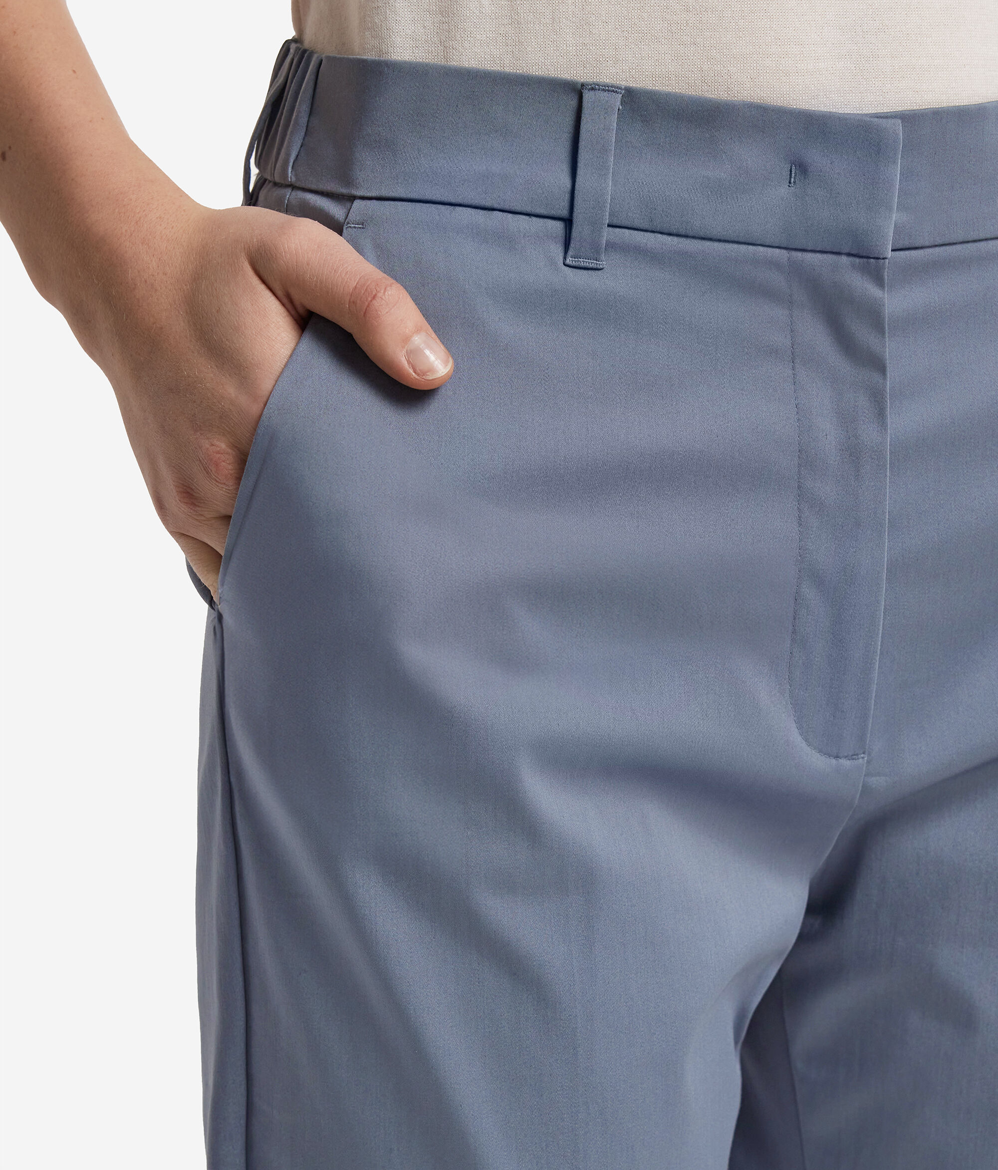 Zipped Cigarette Trousers