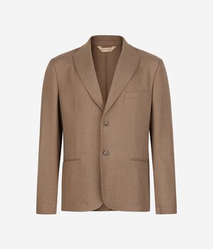 Sako z hedv&aacute;b&iacute; a ka&scaron;m&iacute;ru se vzorem kohout&iacute; stopy