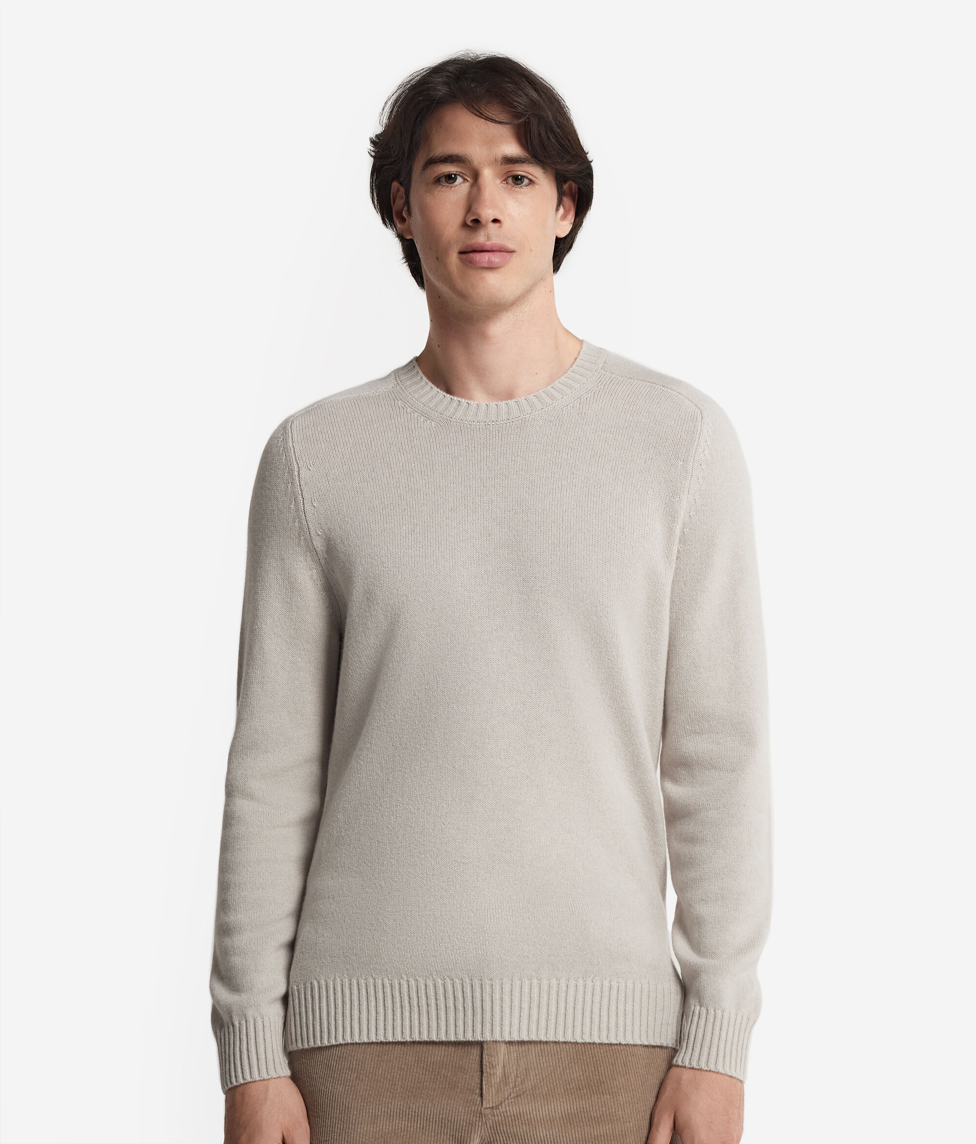 Svetřík s Kulatým Výstřihem z Kašmíru Ultrasoft