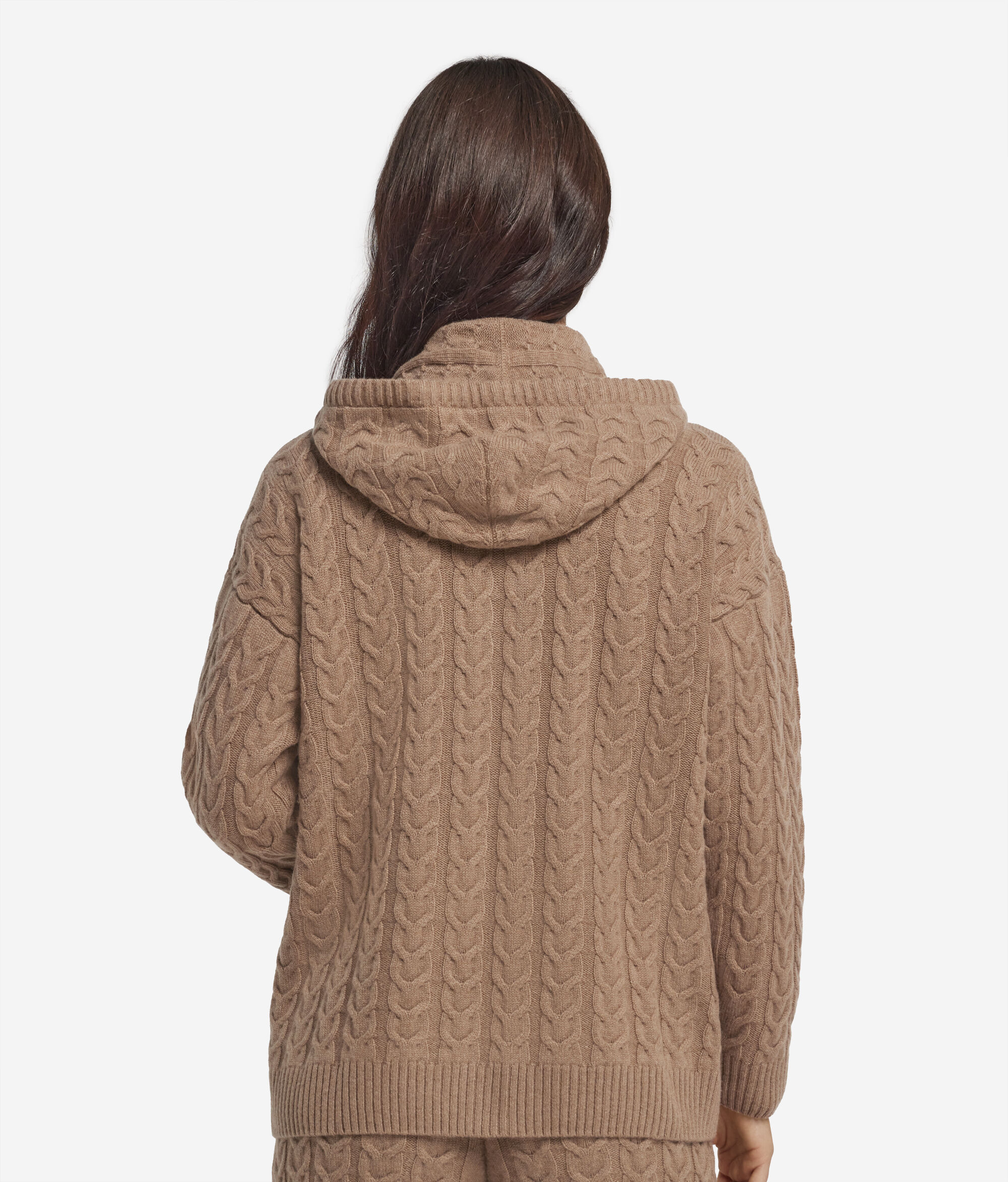 Bluza z warkoczami z kaszmiru Ultrasoft
