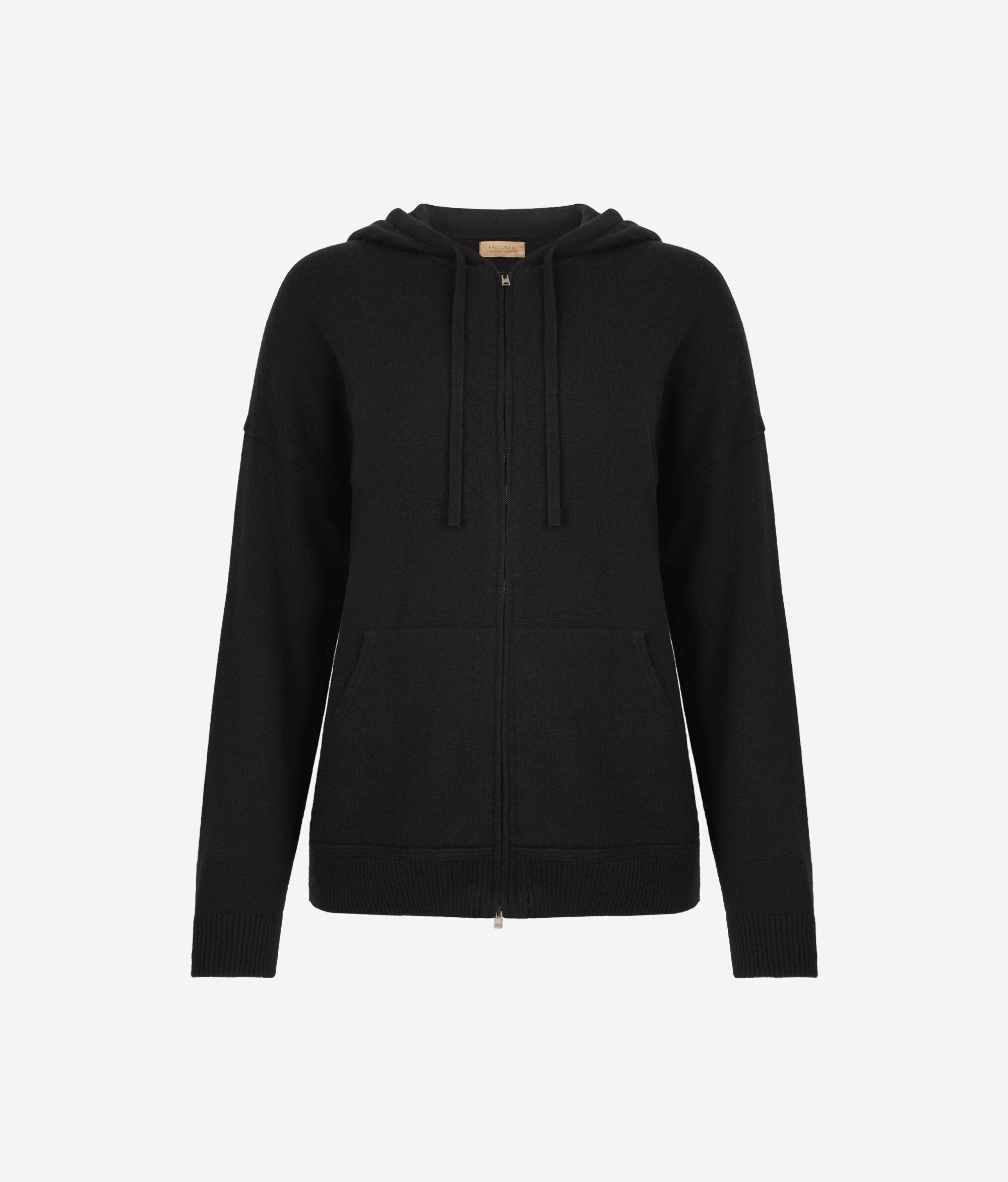 Sweatshirt aus Kaschmir Ultrasoft mit Kapuze