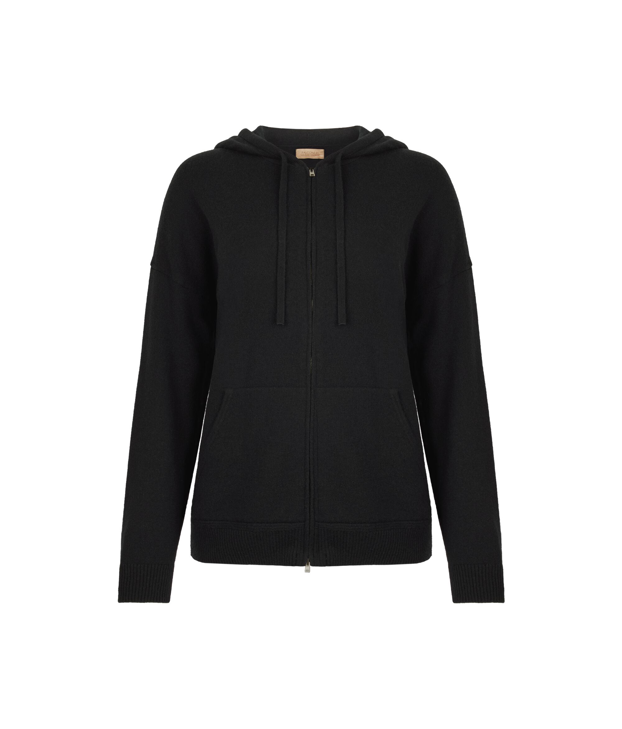 Sweatshirt aus Kaschmir Ultrasoft mit Kapuze