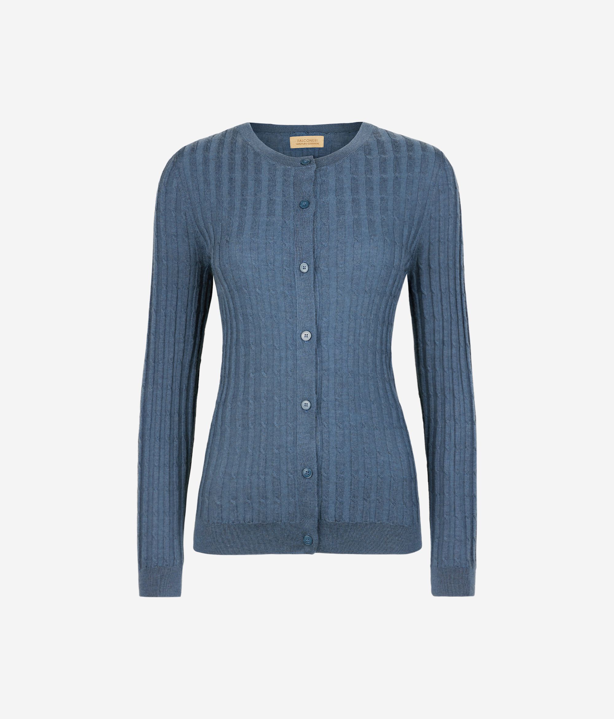 Ζακέτα από Ultrafine Cashmere με Πλεξίδες
