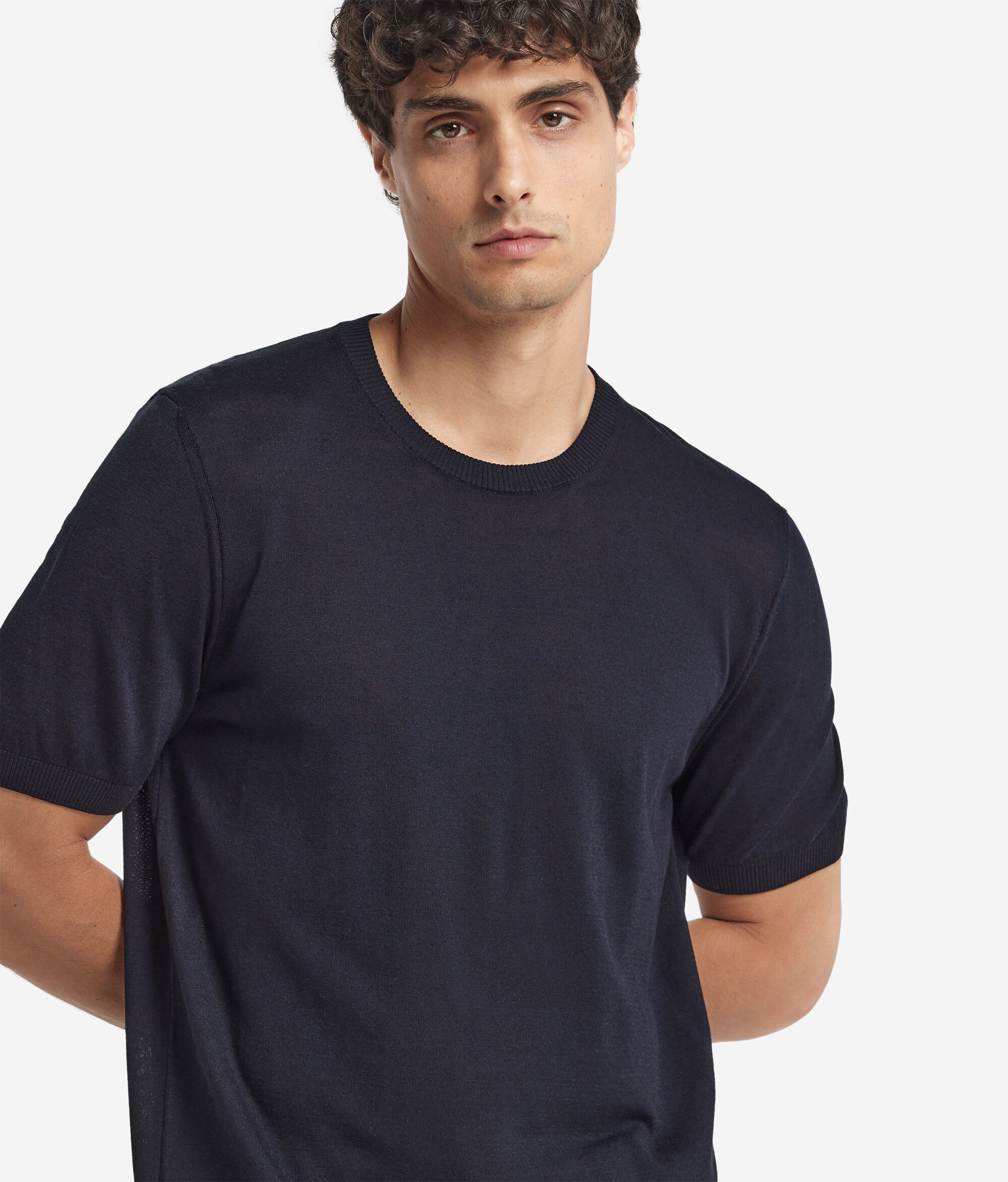 Джемпер из шелка и хлопка