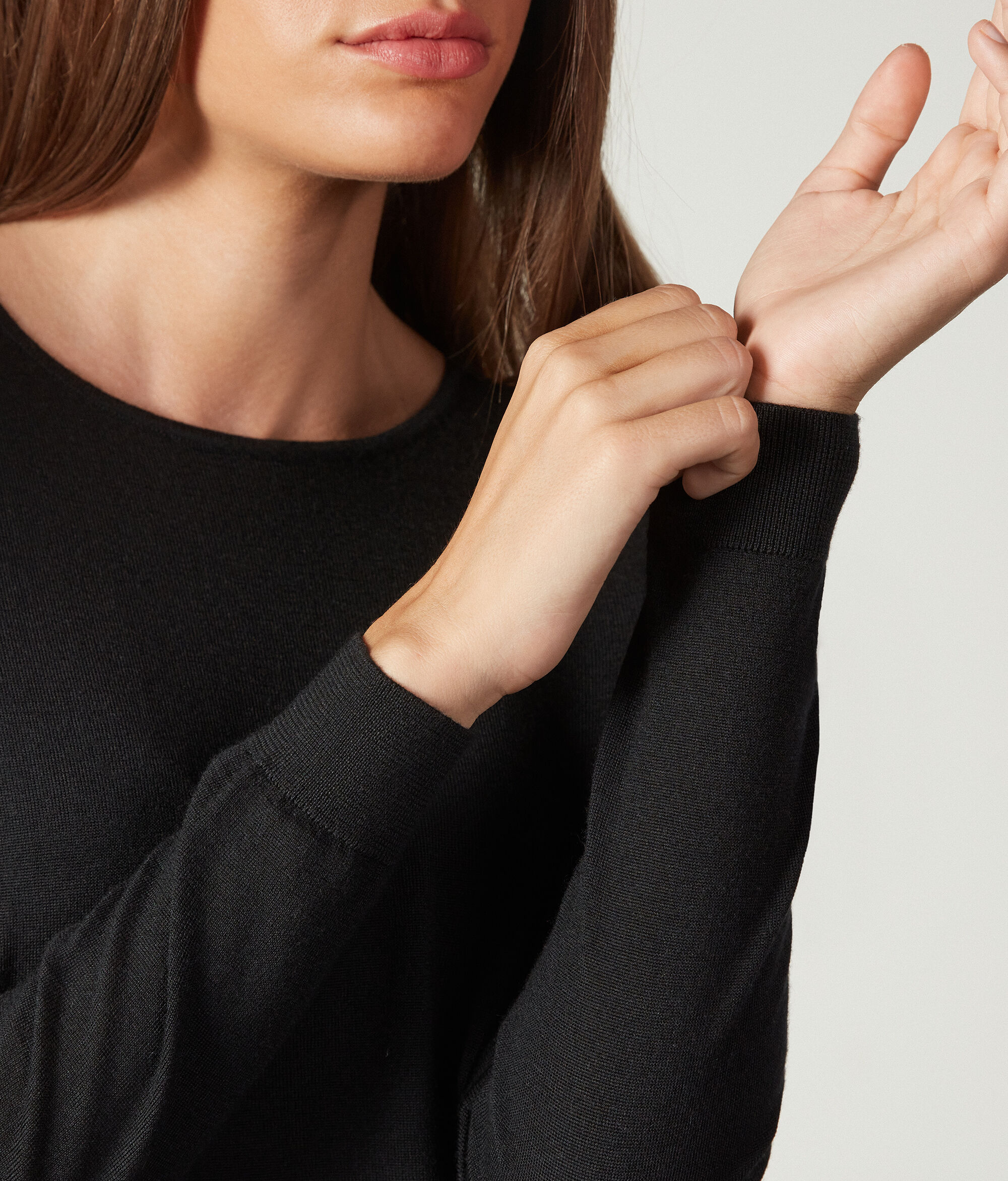 Round-Neck Ultrafine Cashmere Jumper