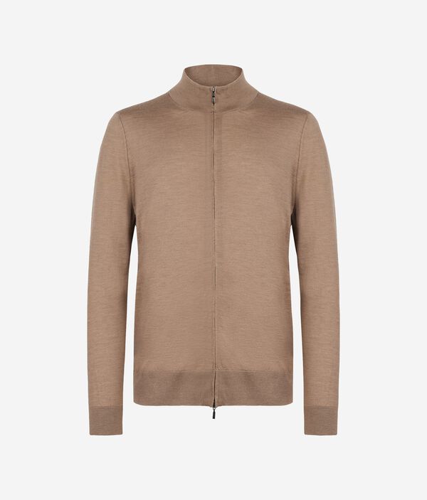 Кардиган на молнии из ультратонкого кашемира