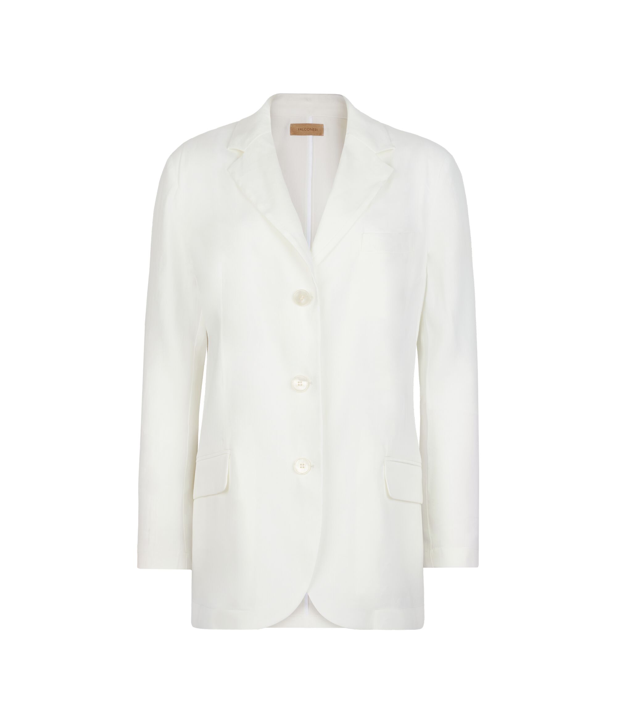 Blazer aus Leinen und Viskose