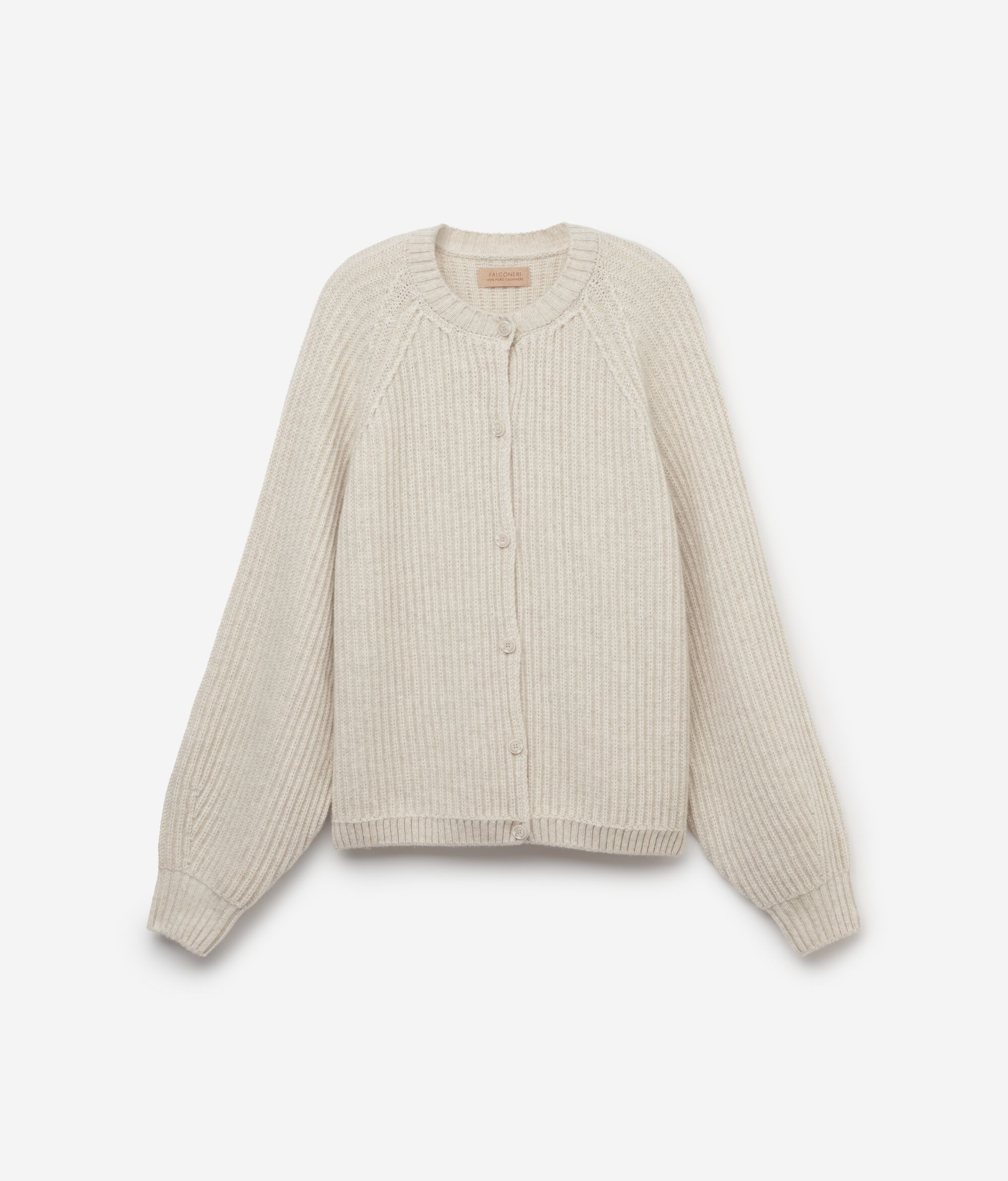 Ζακέτα από Ultrasoft Cashmere με Πλέξη Λάστιχο