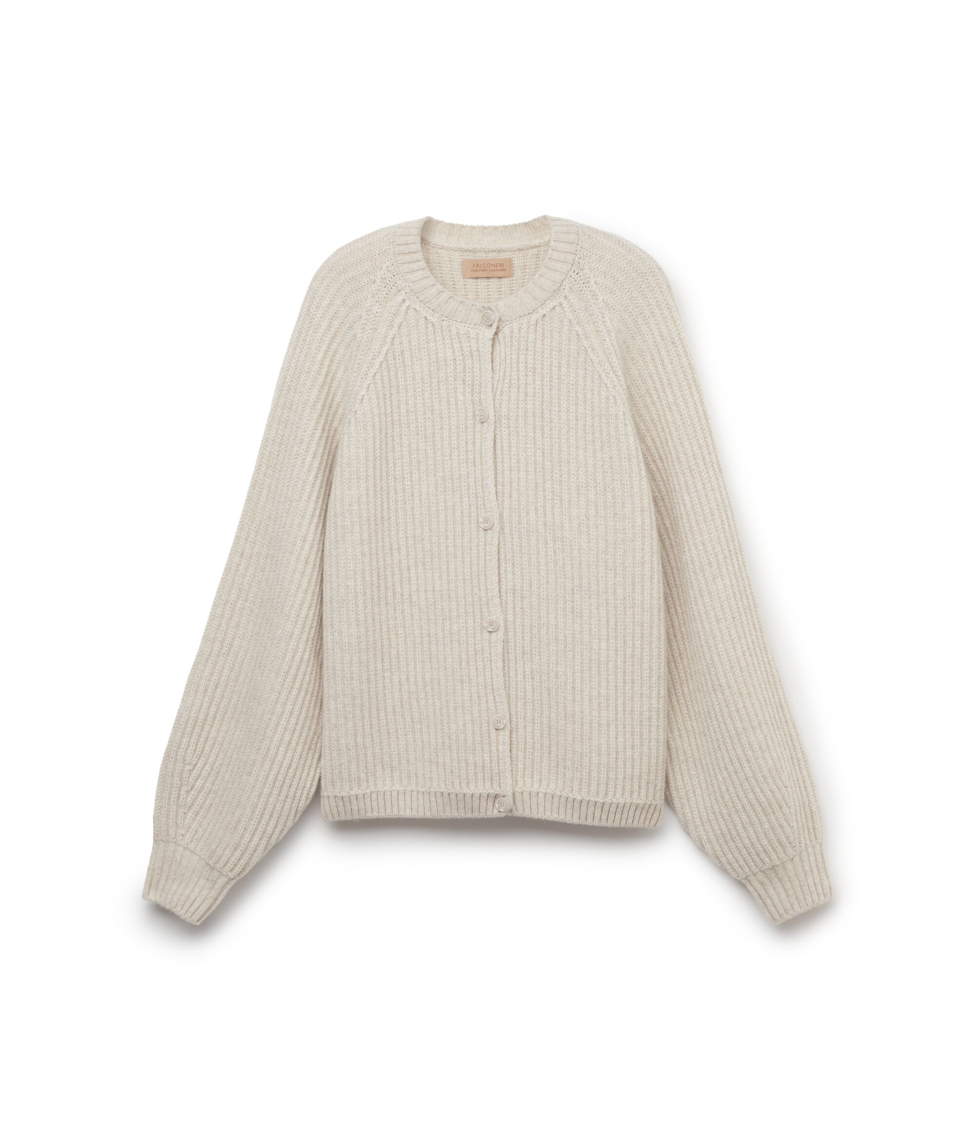 Ultrasoft Cashmere Ribbed Motif Cardigan