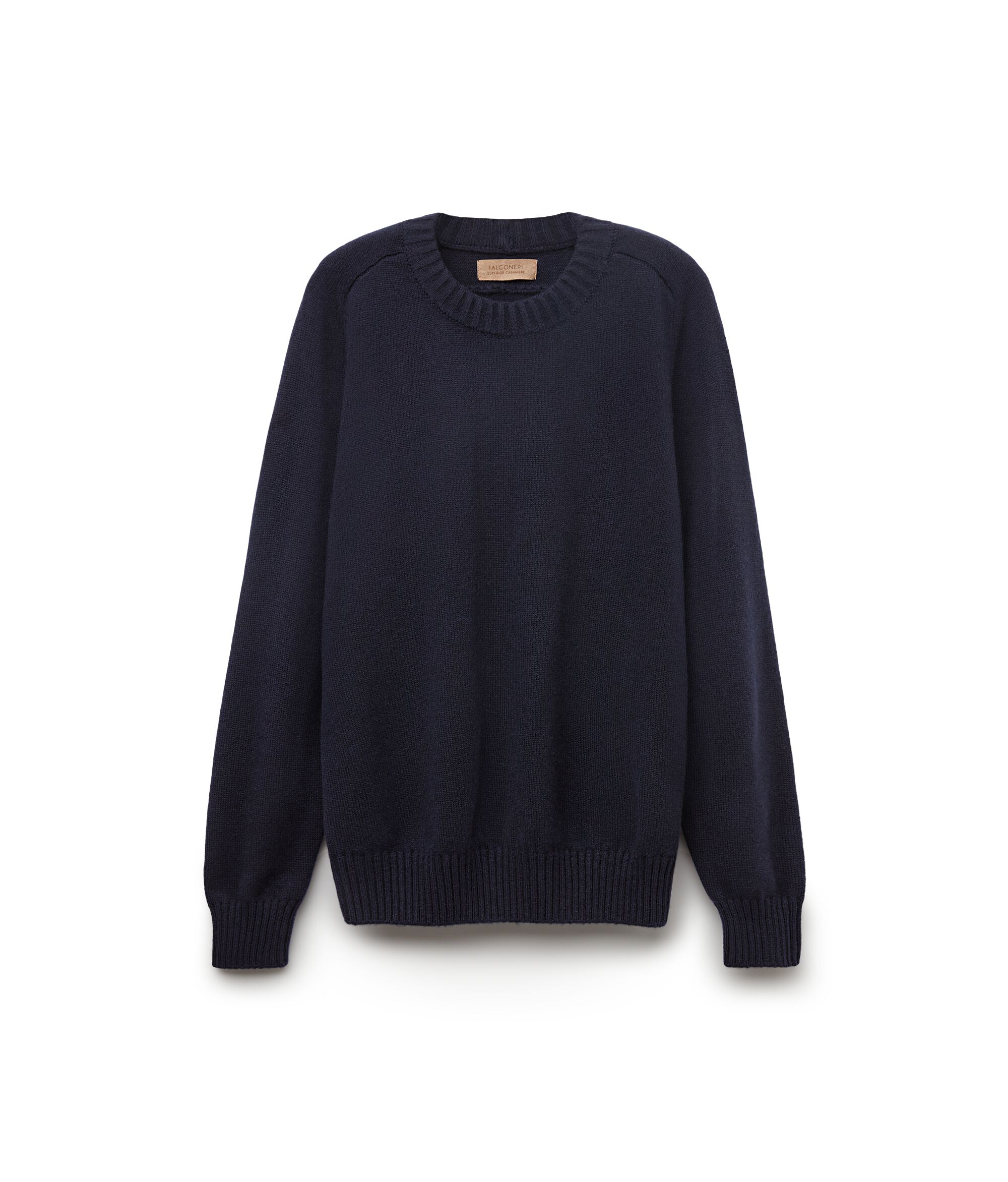 Ultrasoft Cashmere Crewneck Sweater with Set-in Sleeves