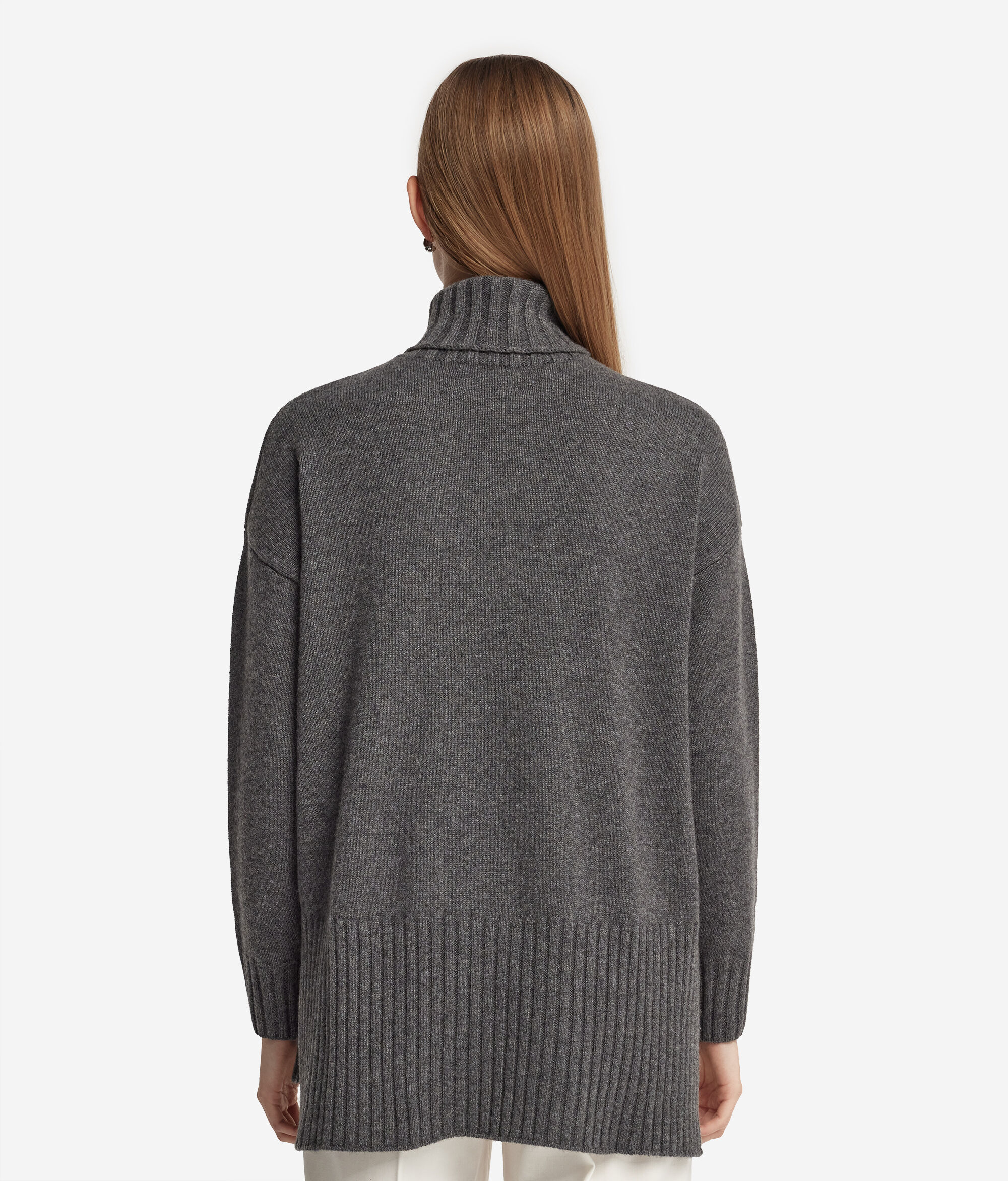 Ultrasoft Cashmere Turtleneck Maxi Jumper