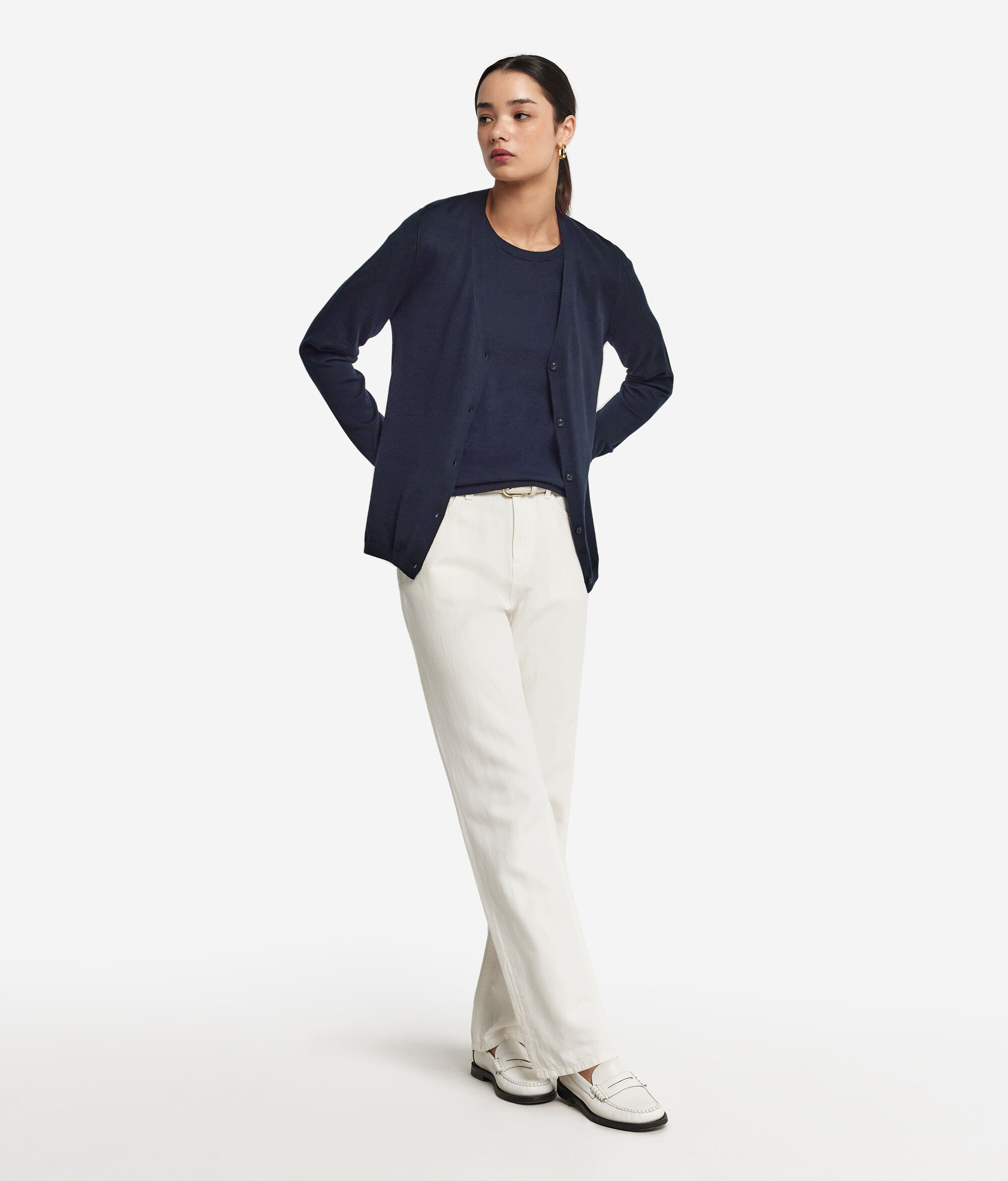 Ζακέτα με Λαιμόκοψη V από Ultrafine Cashmere