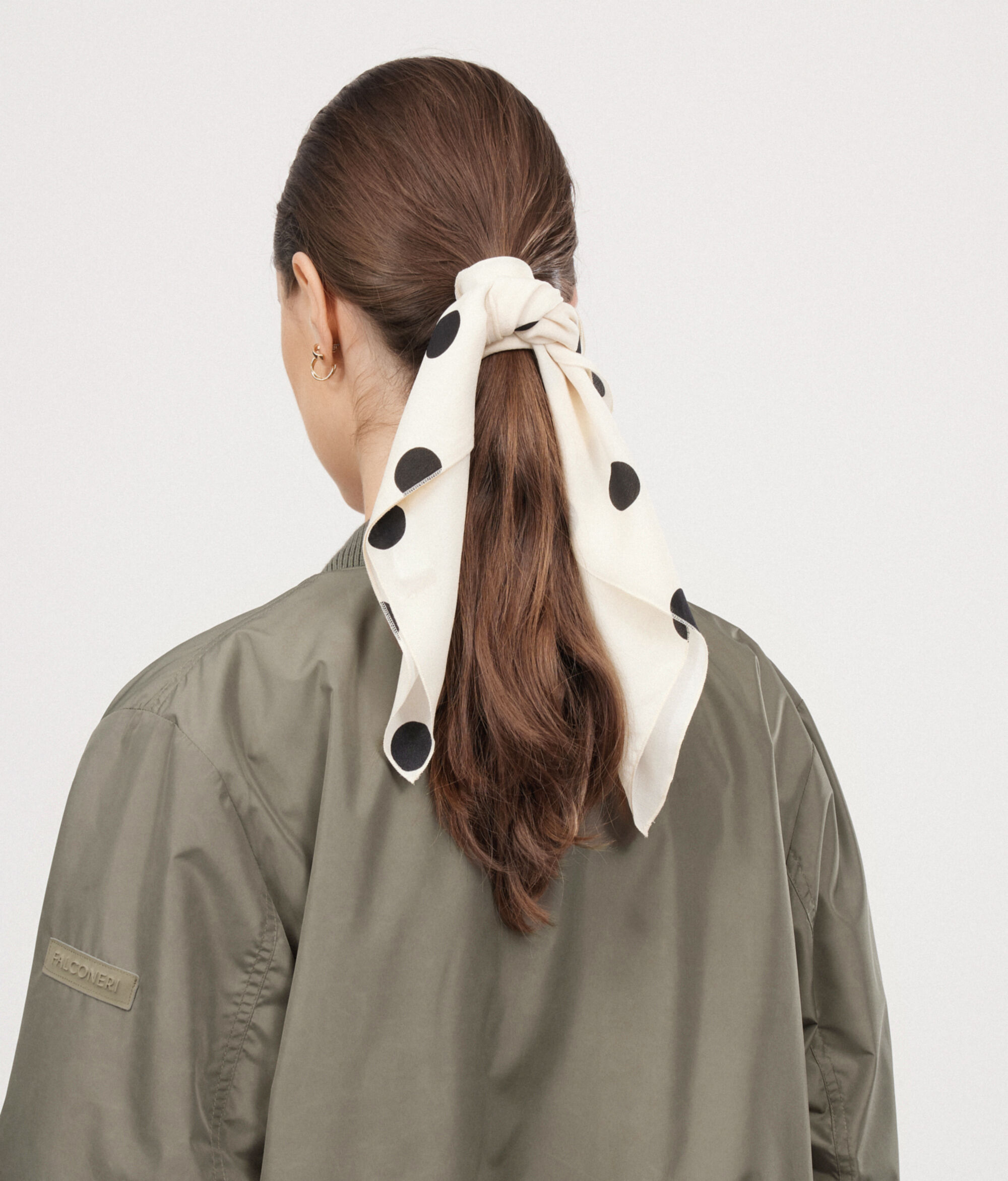 Foulard en soie imprimée