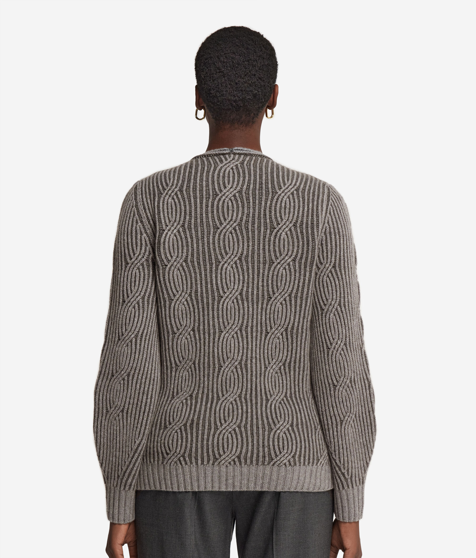 Jersei amb escot en punta de Cashmere Ultrasoft