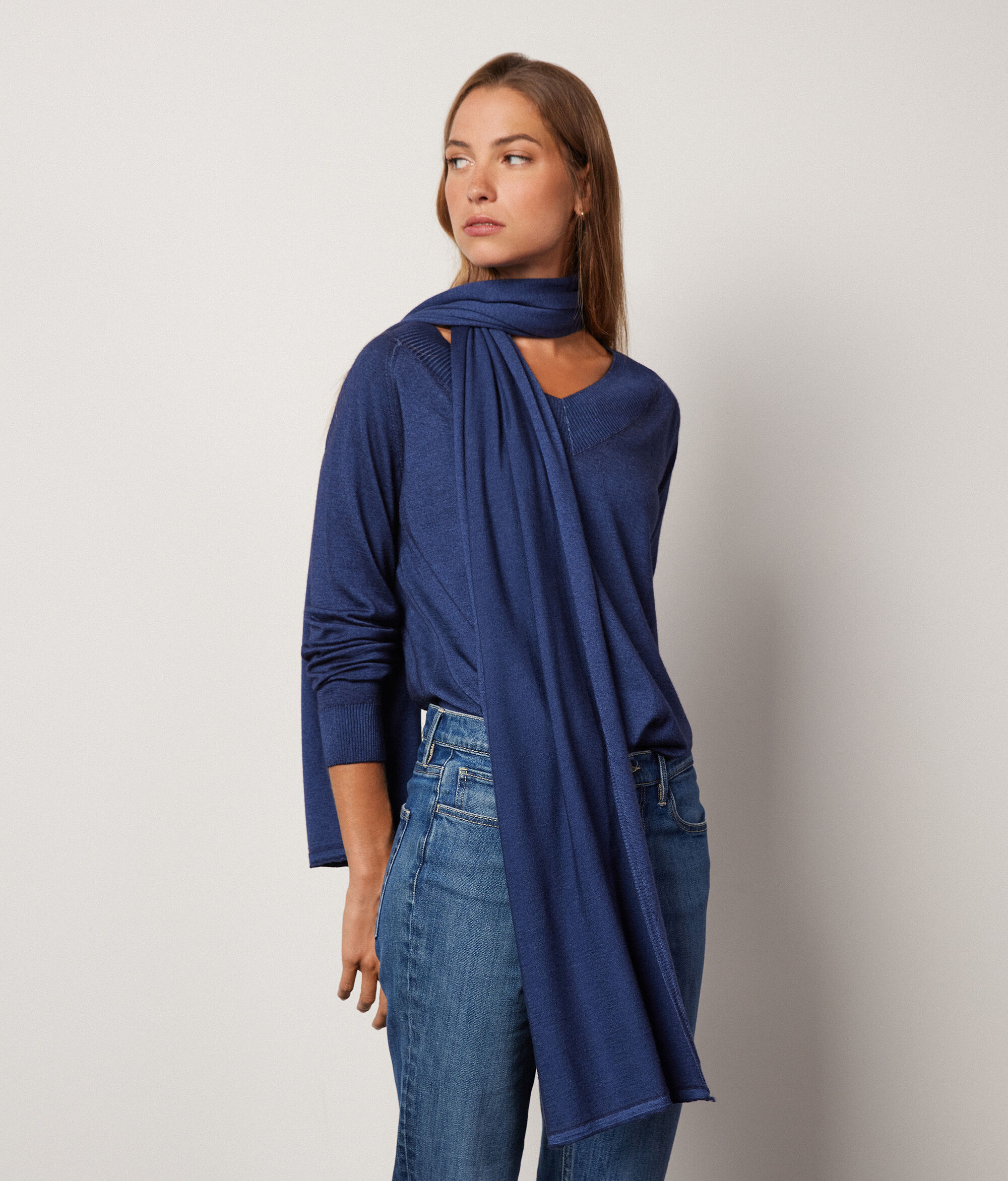 Cachecol em Ultrafine Cashmere