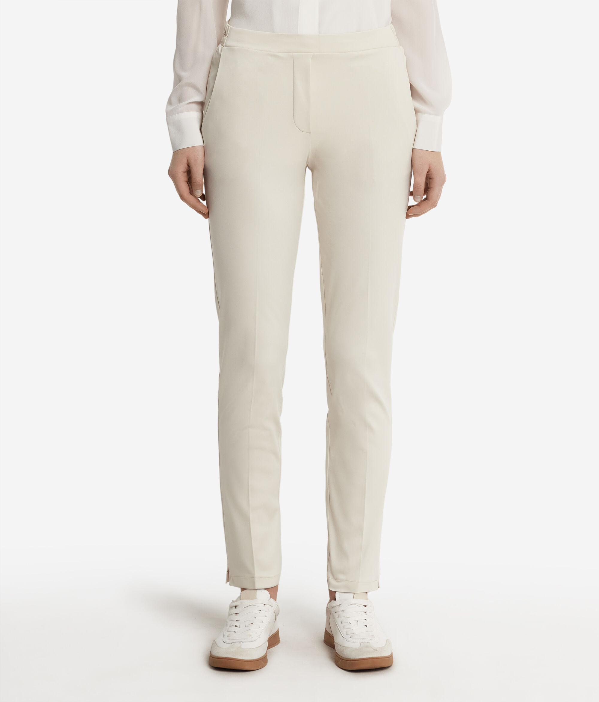 Cotton Cigarette Trousers