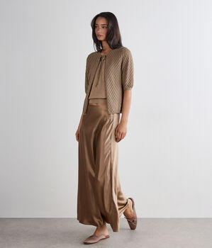 Golfino punto rombo traforato