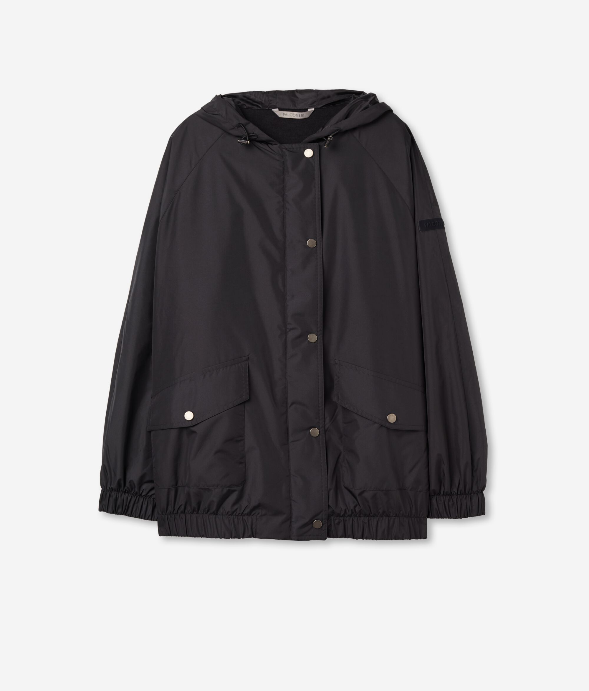 Hooded Cashmere Technical Jacket