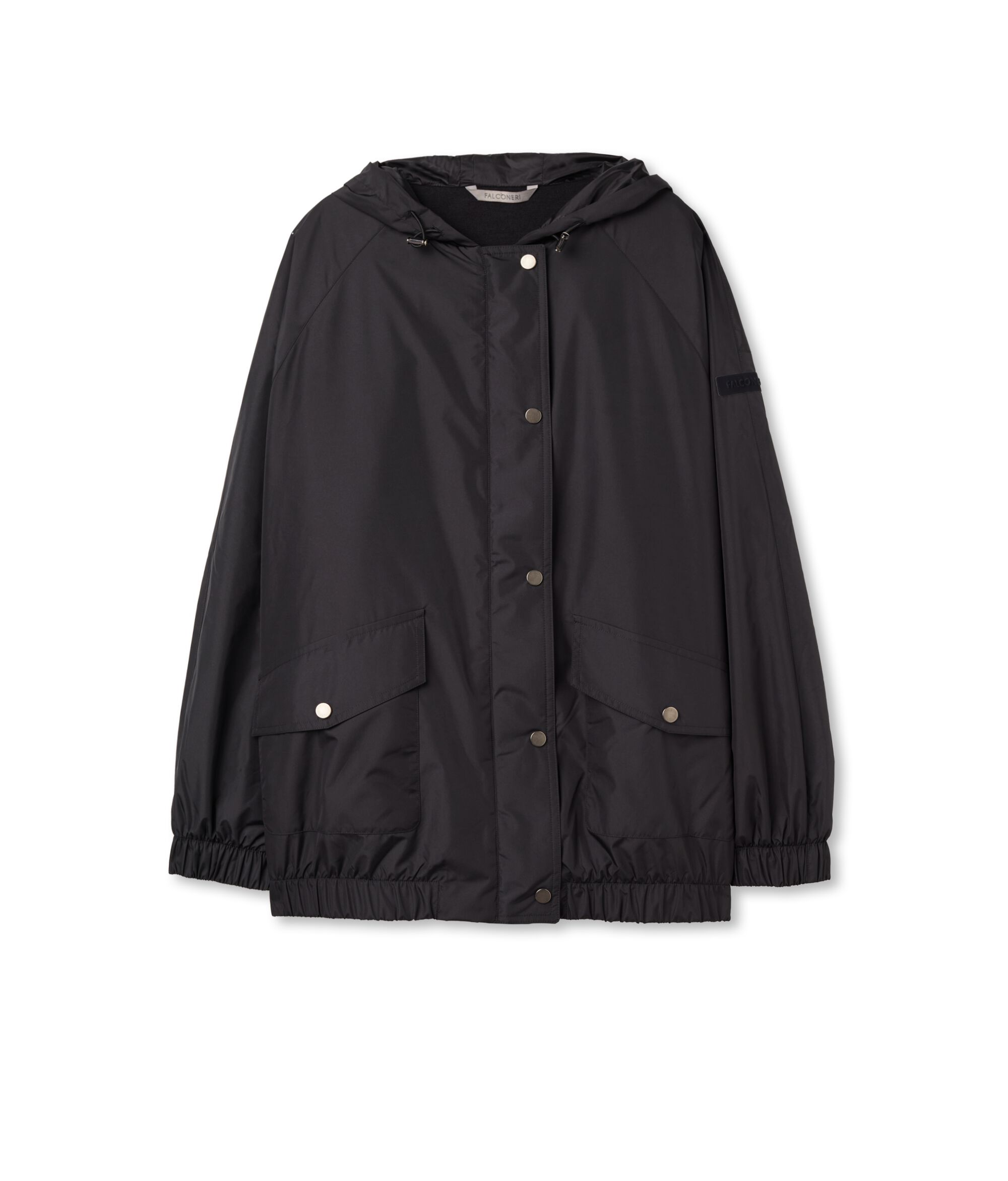 Hooded Cashmere Technical Jacket