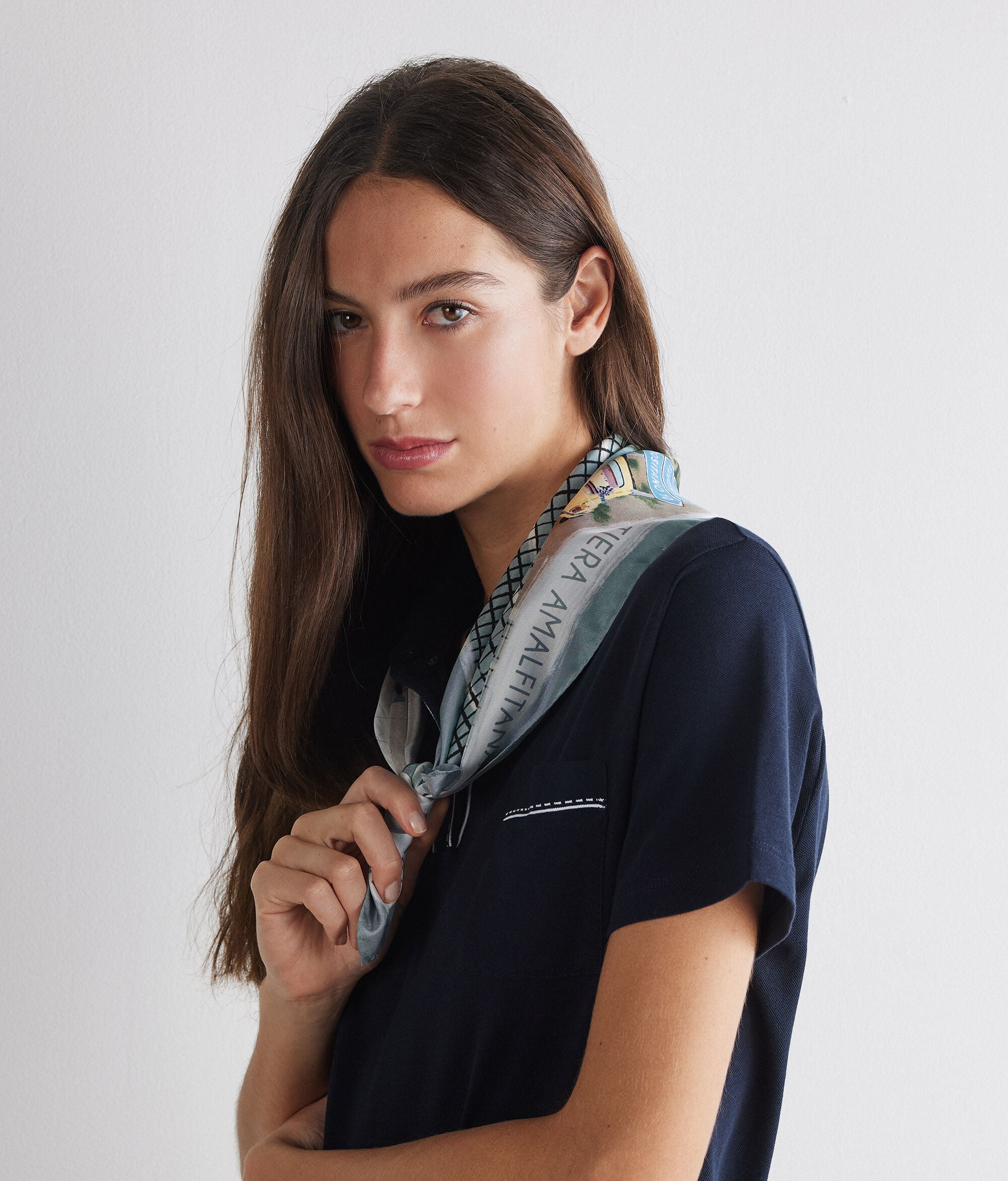 Foulard città in seta
