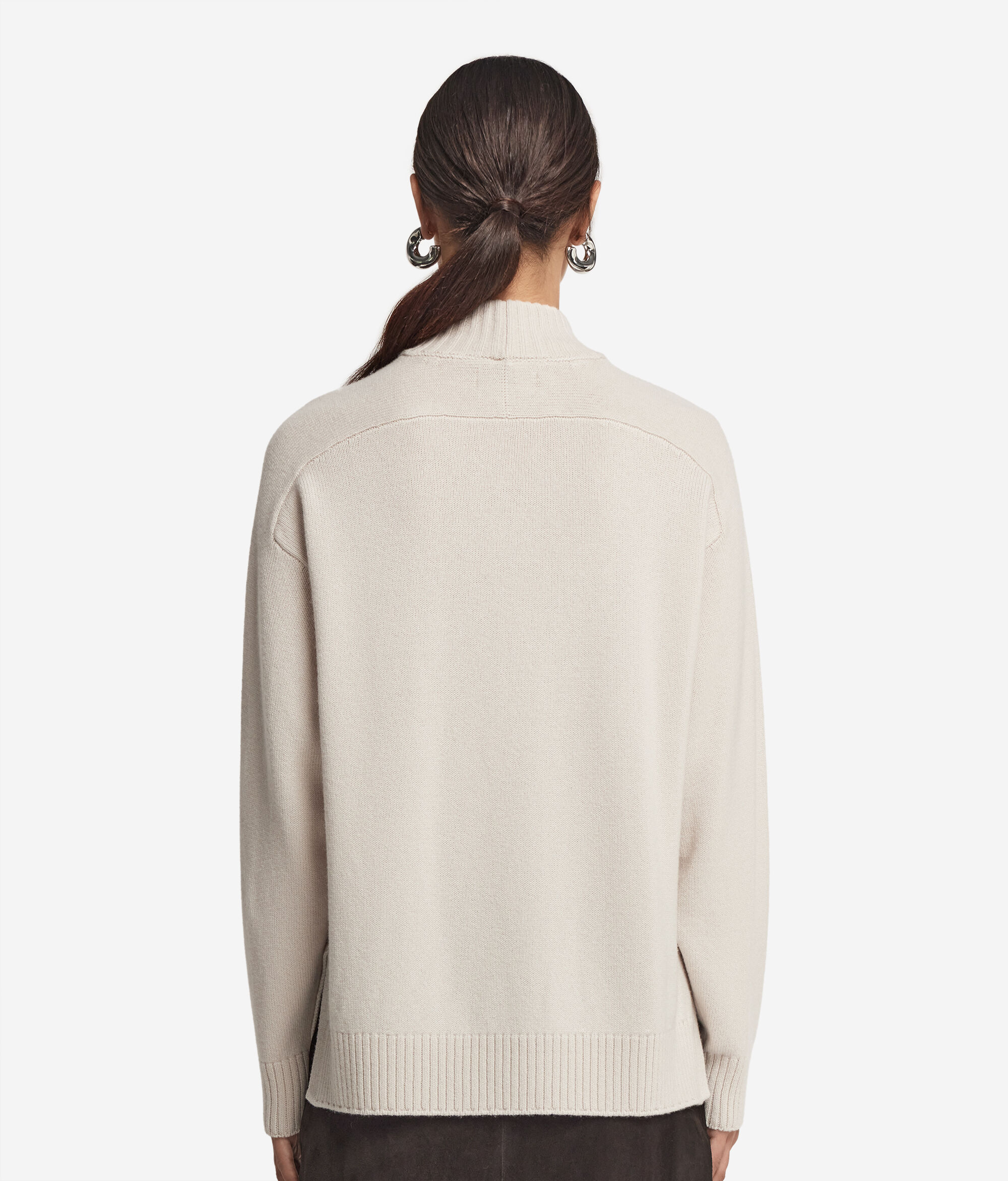 Jersei amb coll perkins i espatlla martell de Cashmere Ultrasoft