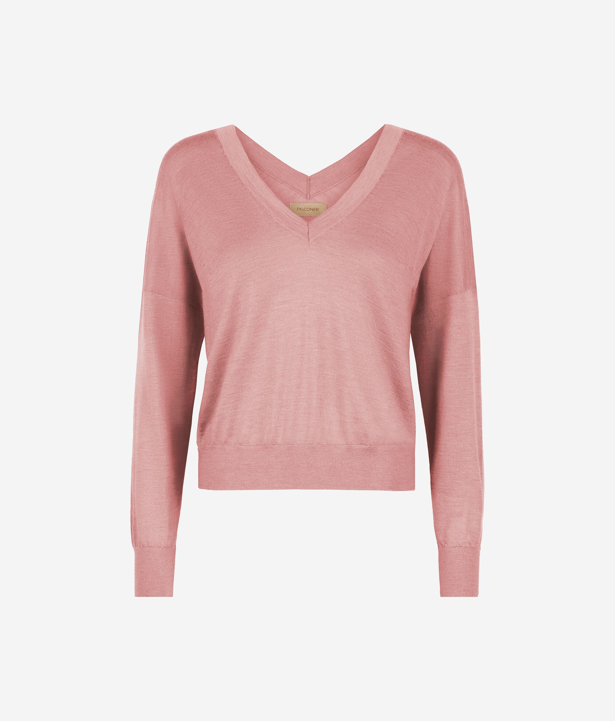 Pullover mit doppeltem V-Ausschnitt aus Kaschmir Ultrafine