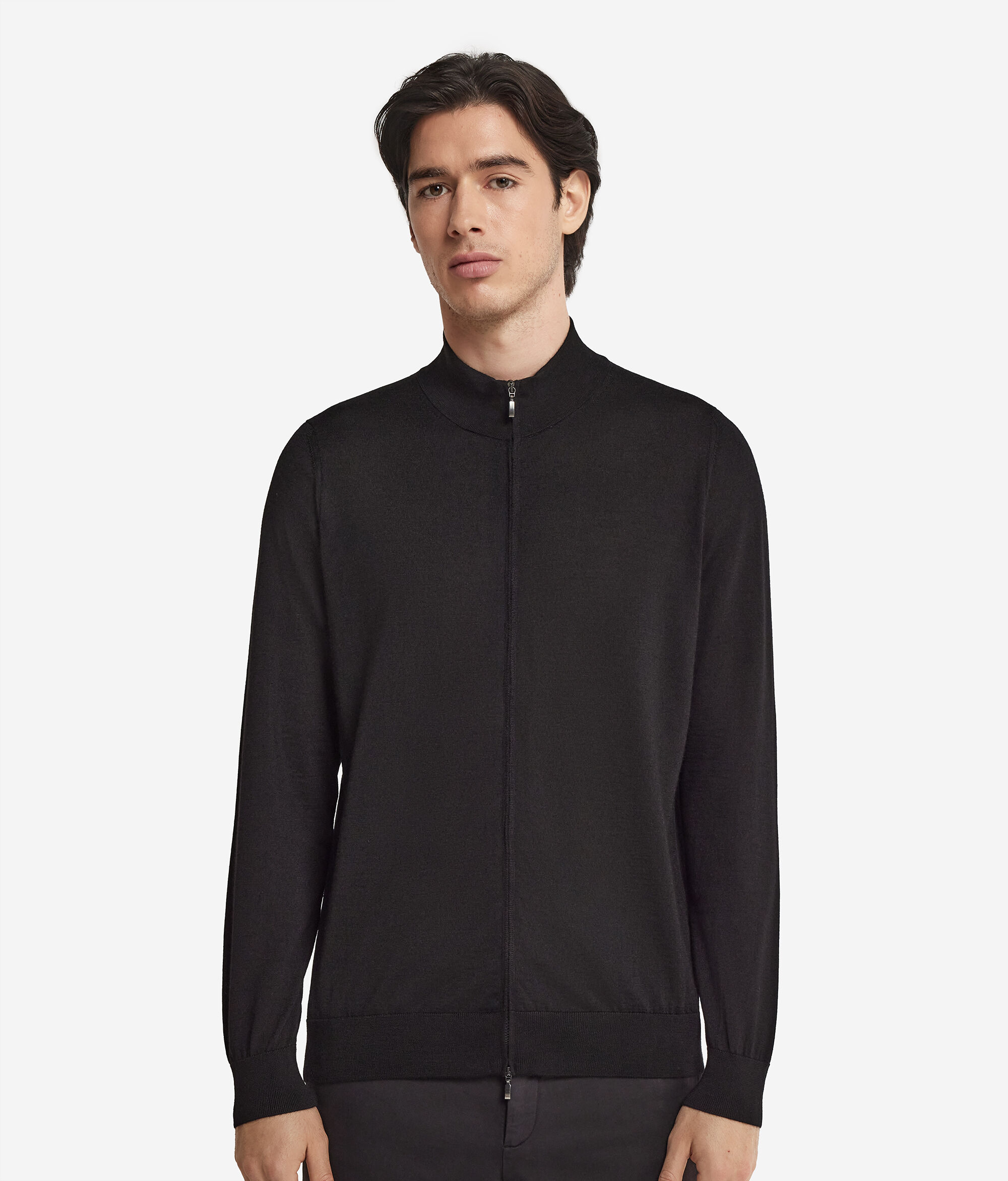 Кардиган на молнии из ультратонкого кашемира