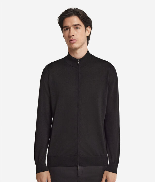 Кардиган на молнии из ультратонкого кашемира