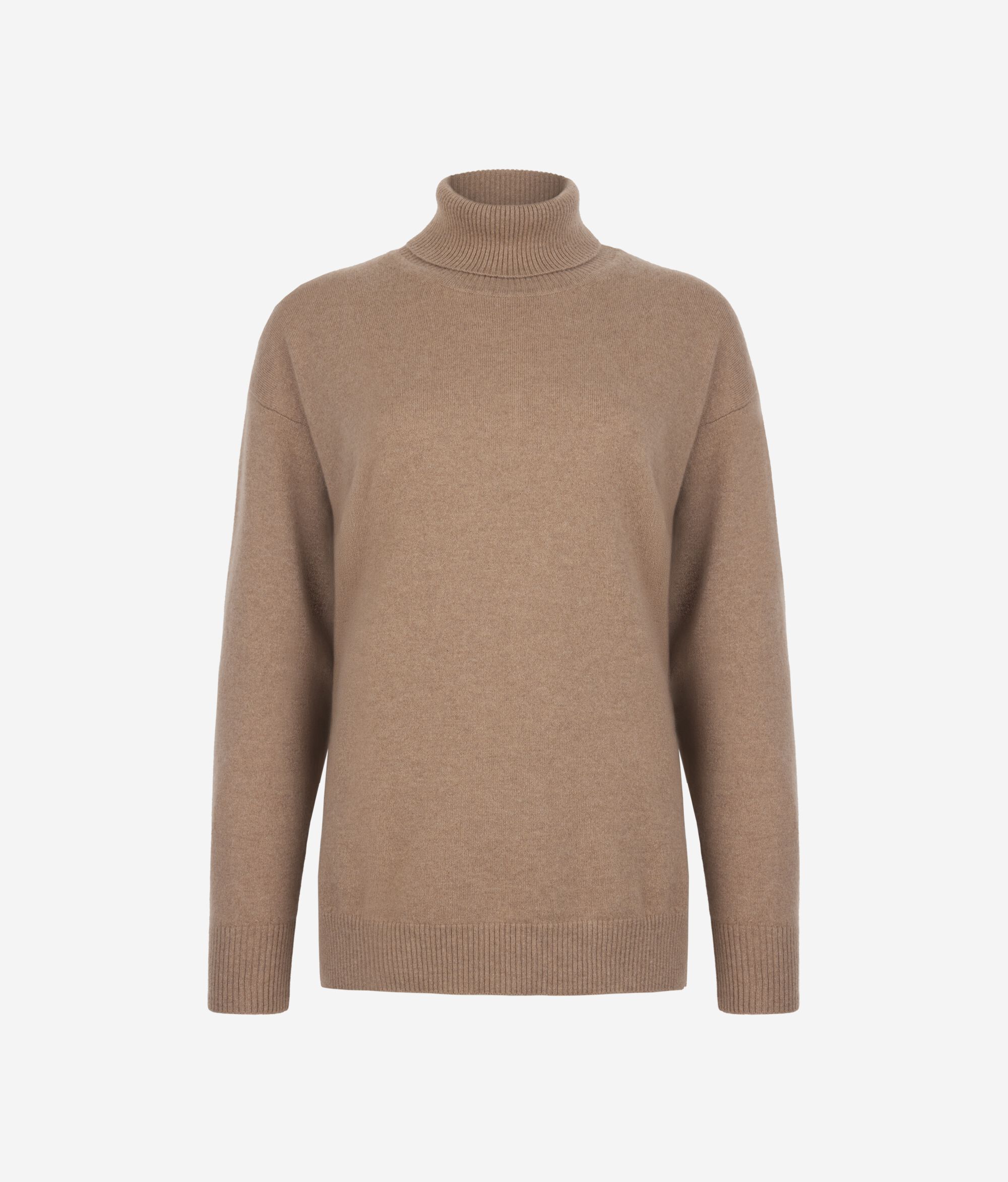 Ultrasoft Cashmere Turtleneck with Slits
