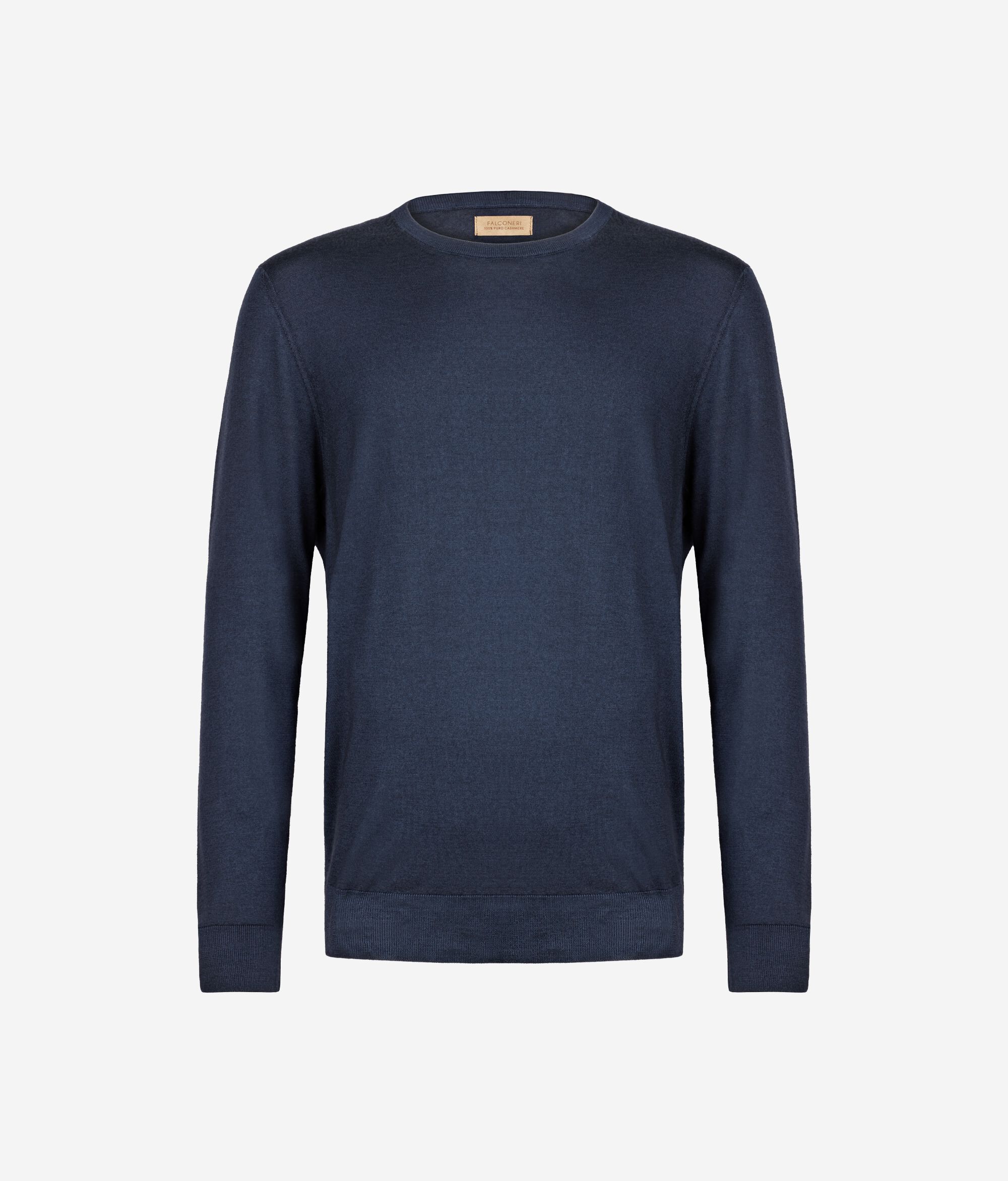 Camisola com Decote Redondo em Ultrafine Cashmere