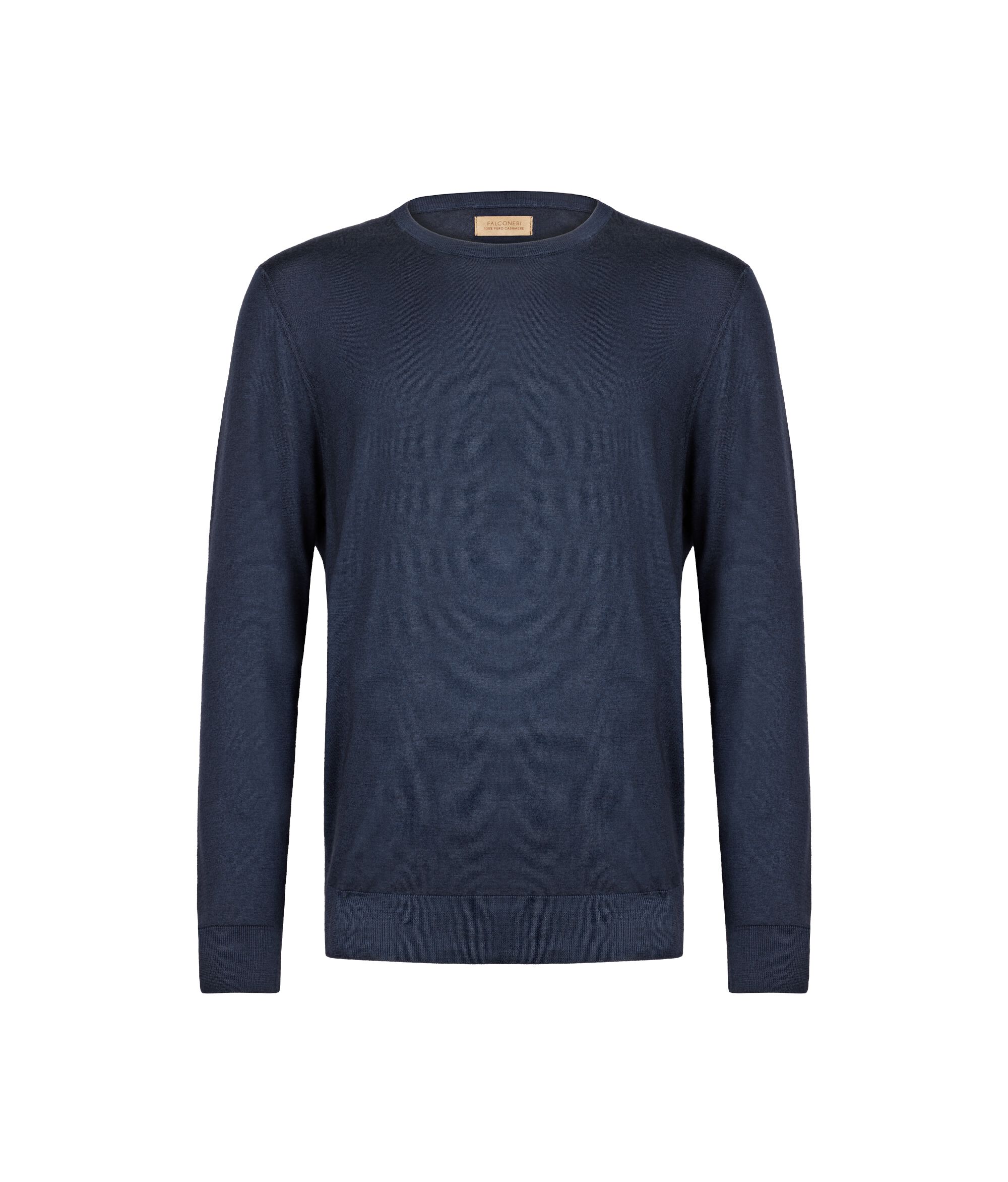 Camisola com Decote Redondo em Ultrafine Cashmere